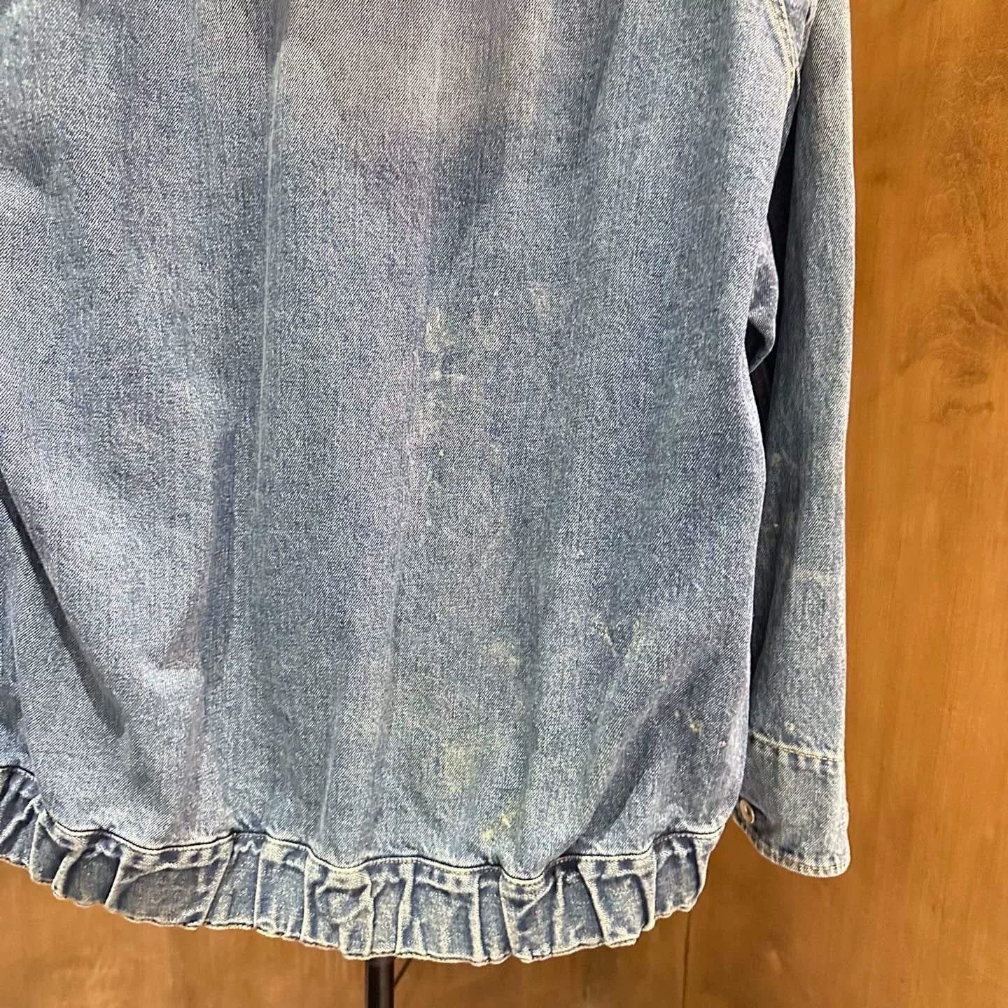 Sacai Sacai Blue Washed Denim Zip Jacket Size US S / EU 44-46 / 1 - 3 Thumbnail