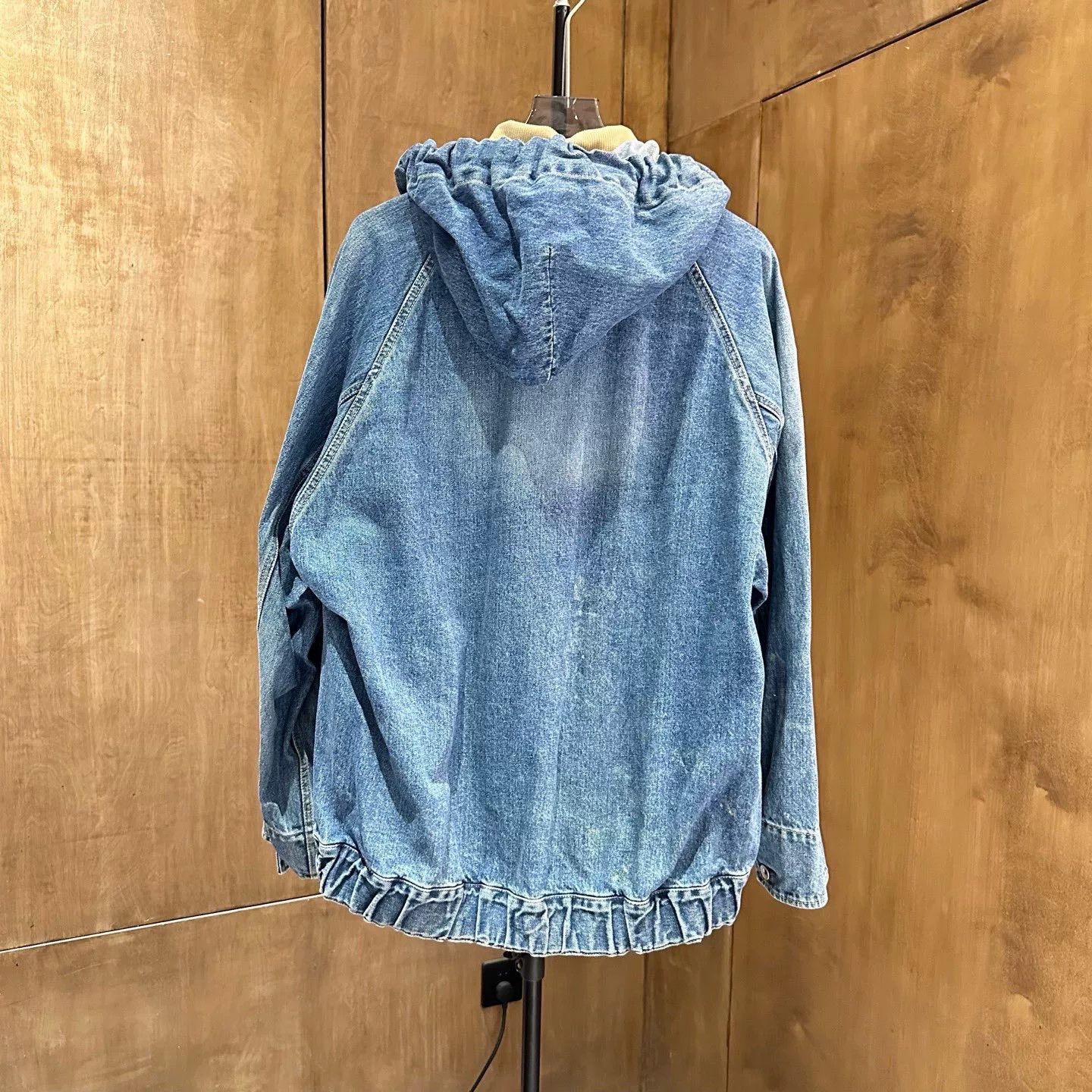 Sacai Sacai Blue Washed Denim Zip Jacket Size US S / EU 44-46 / 1 - 2 Thumbnail