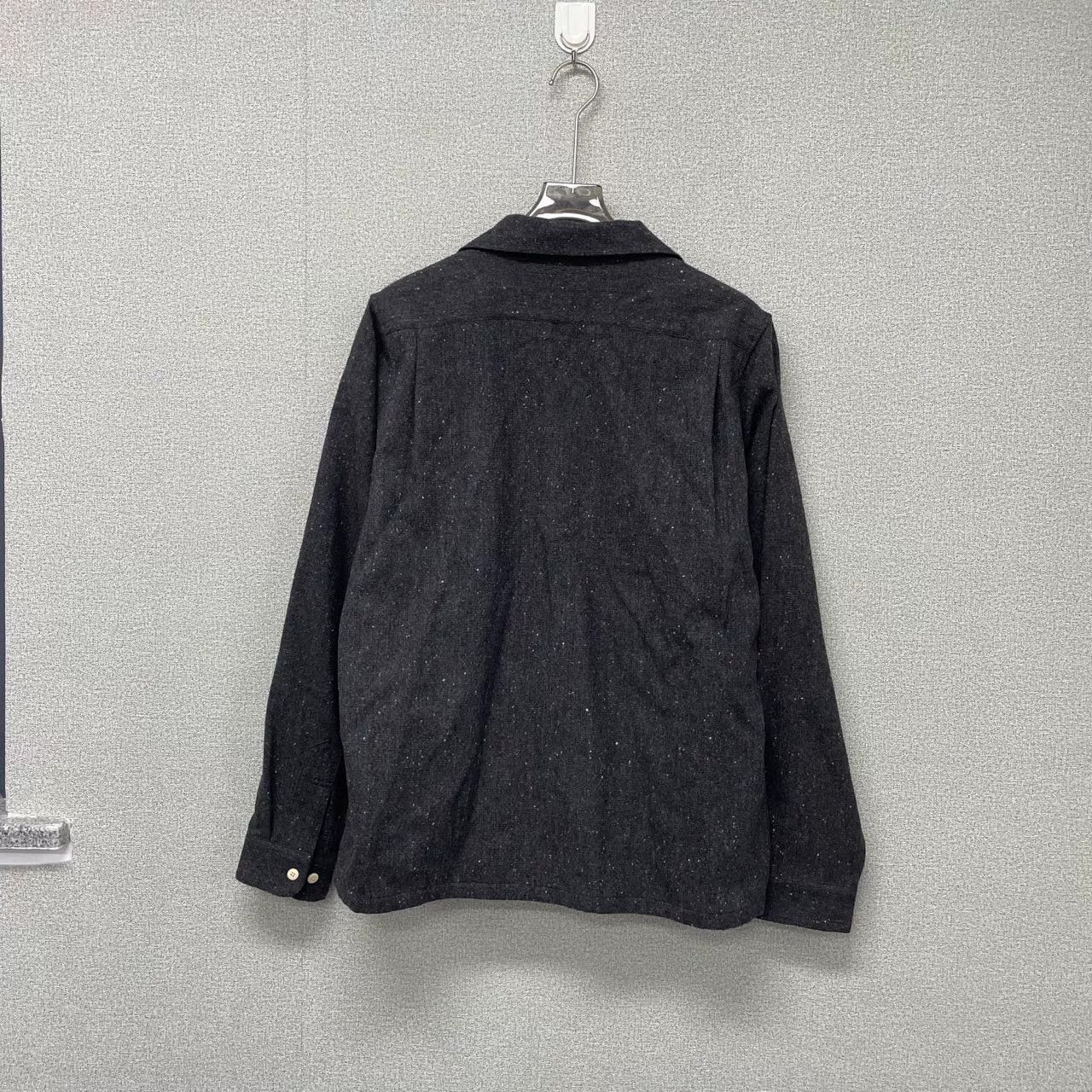 Visvim Visvim 23AW Black Wool Tweed Shirt Size US XL / EU 56 / 4 - 2 Thumbnail