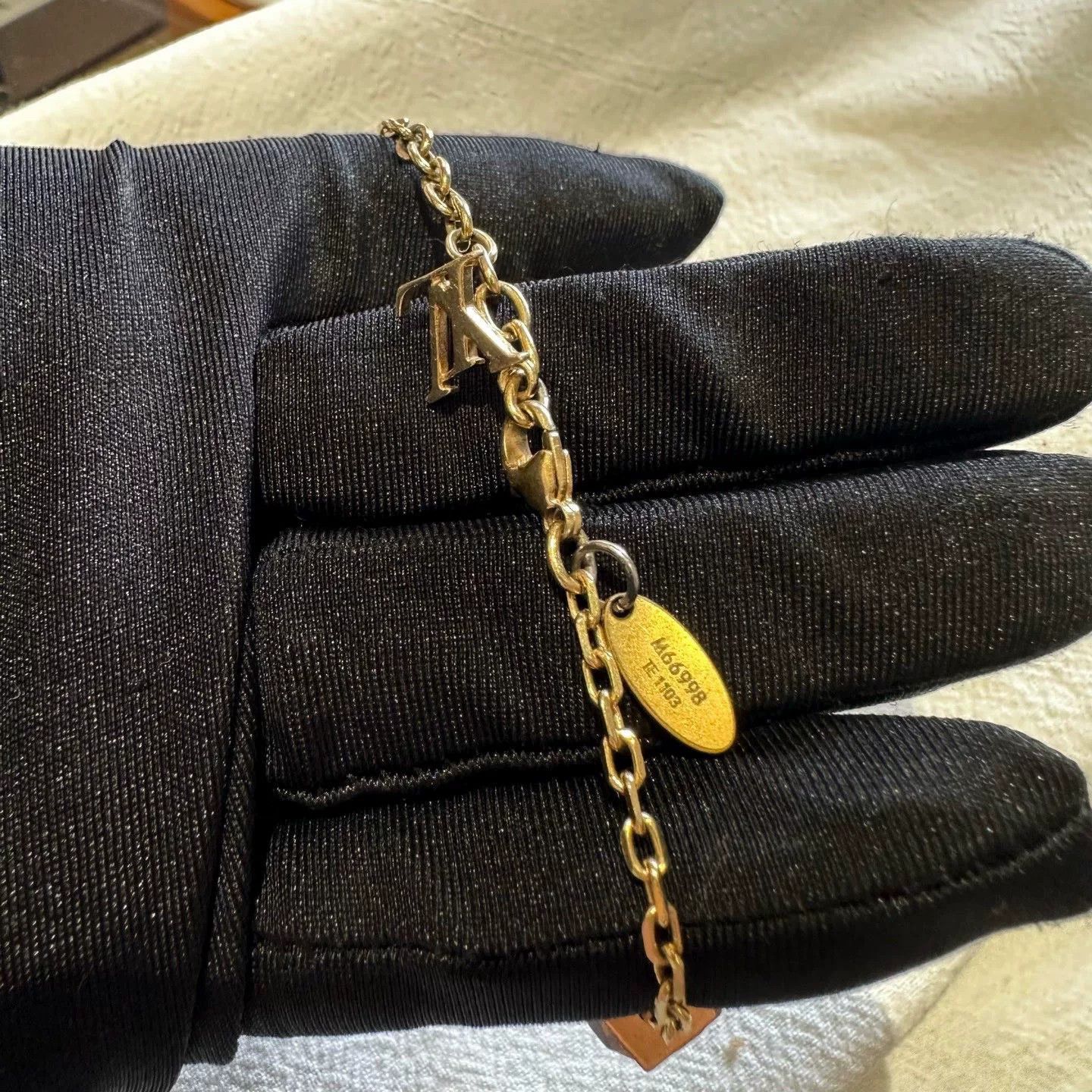 Louis Vuitton LV Gold Dice Crystal Bracelet Size ONE SIZE - 2 Thumbnail