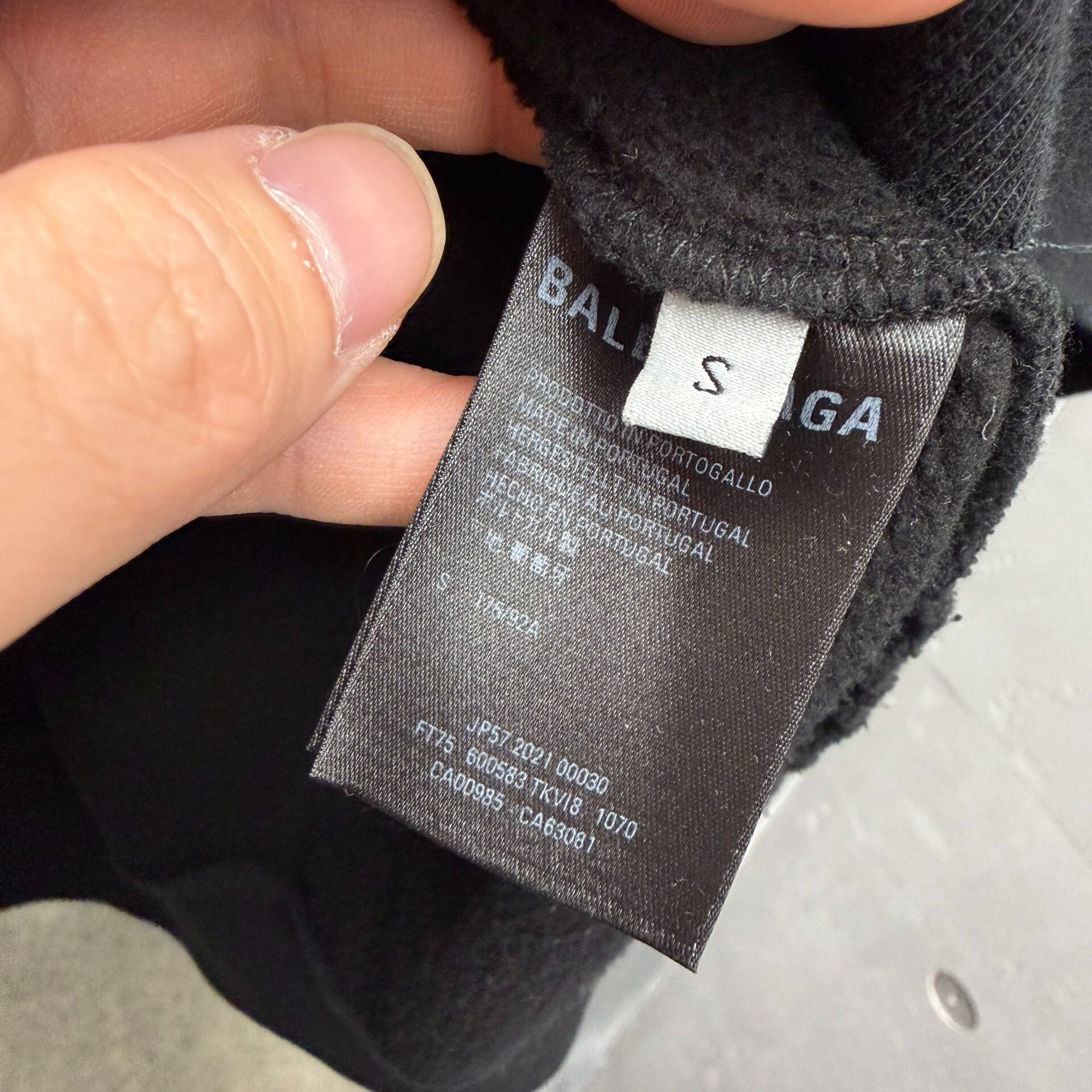 Balenciaga Balenciaga Logo Hooded Long Sleeve Sweatshirt Size US S / EU 44-46 / 1 - 5 Thumbnail