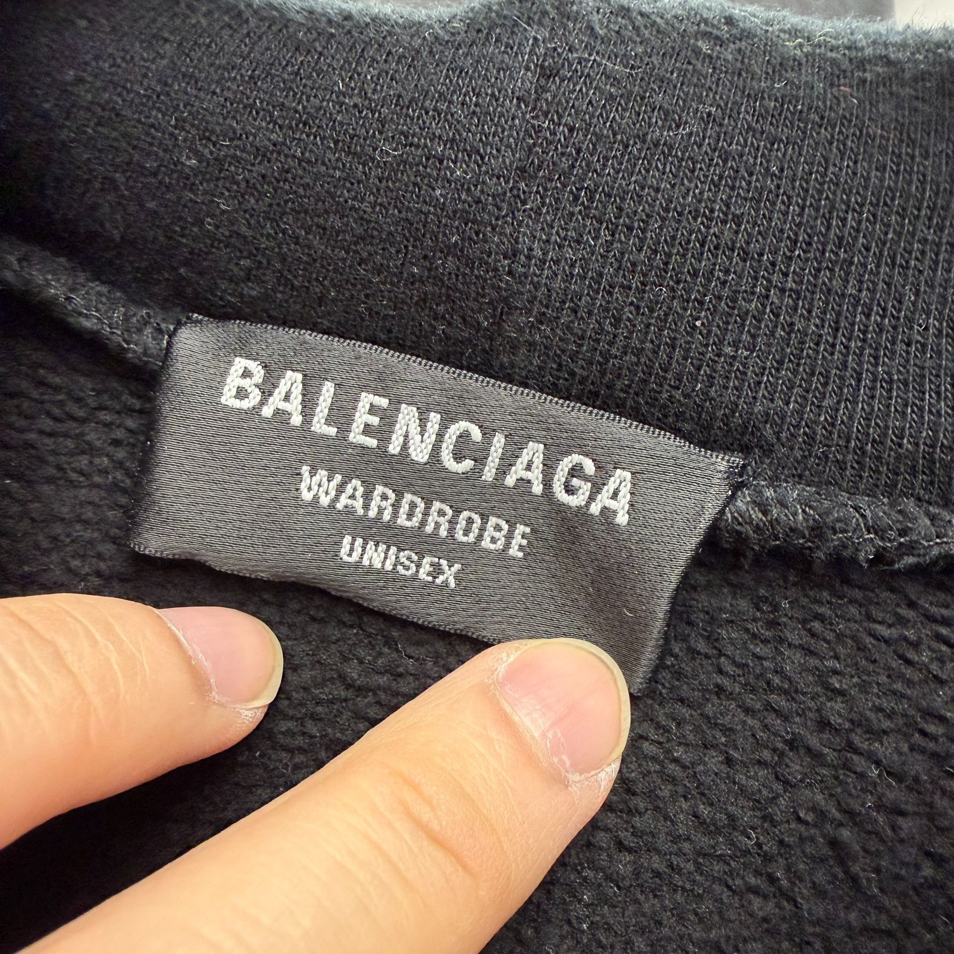Balenciaga Balenciaga Logo Hooded Long Sleeve Sweatshirt Size US S / EU 44-46 / 1 - 4 Thumbnail