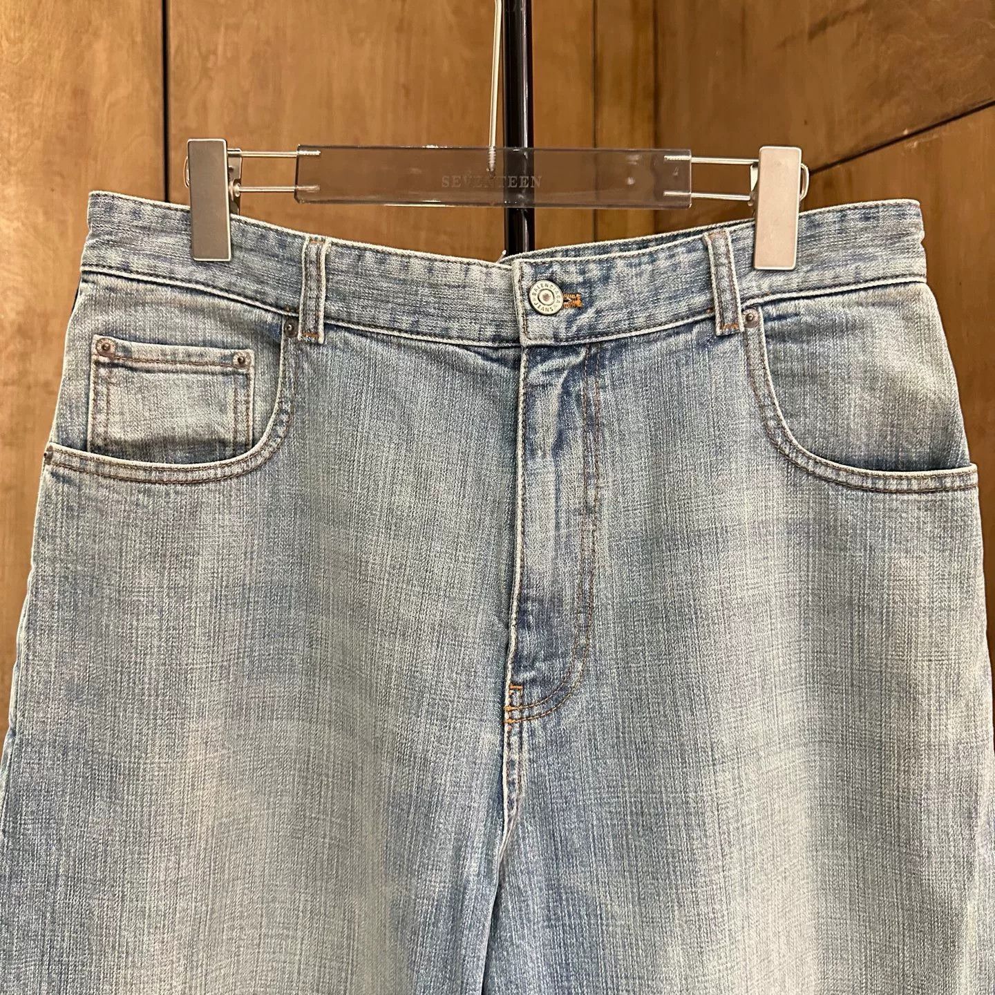 Balenciaga Balenciaga Two-in-One Washed Wide-Leg Jeans Size US 30 / EU 46 - 3 Thumbnail