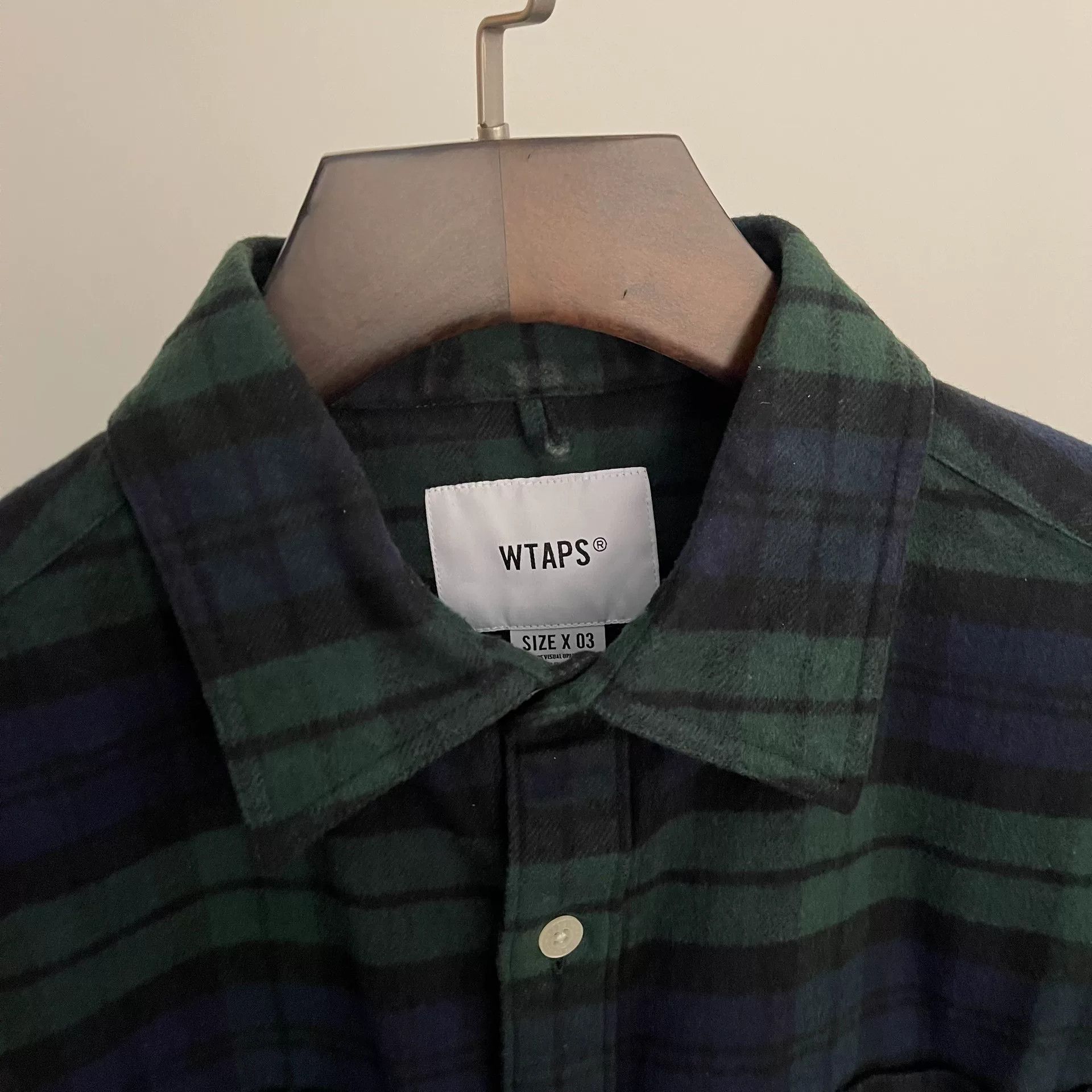 Wtaps Wtaps Flannel Plaid Shirt Size US L / EU 52-54 / 3 - 4 Thumbnail