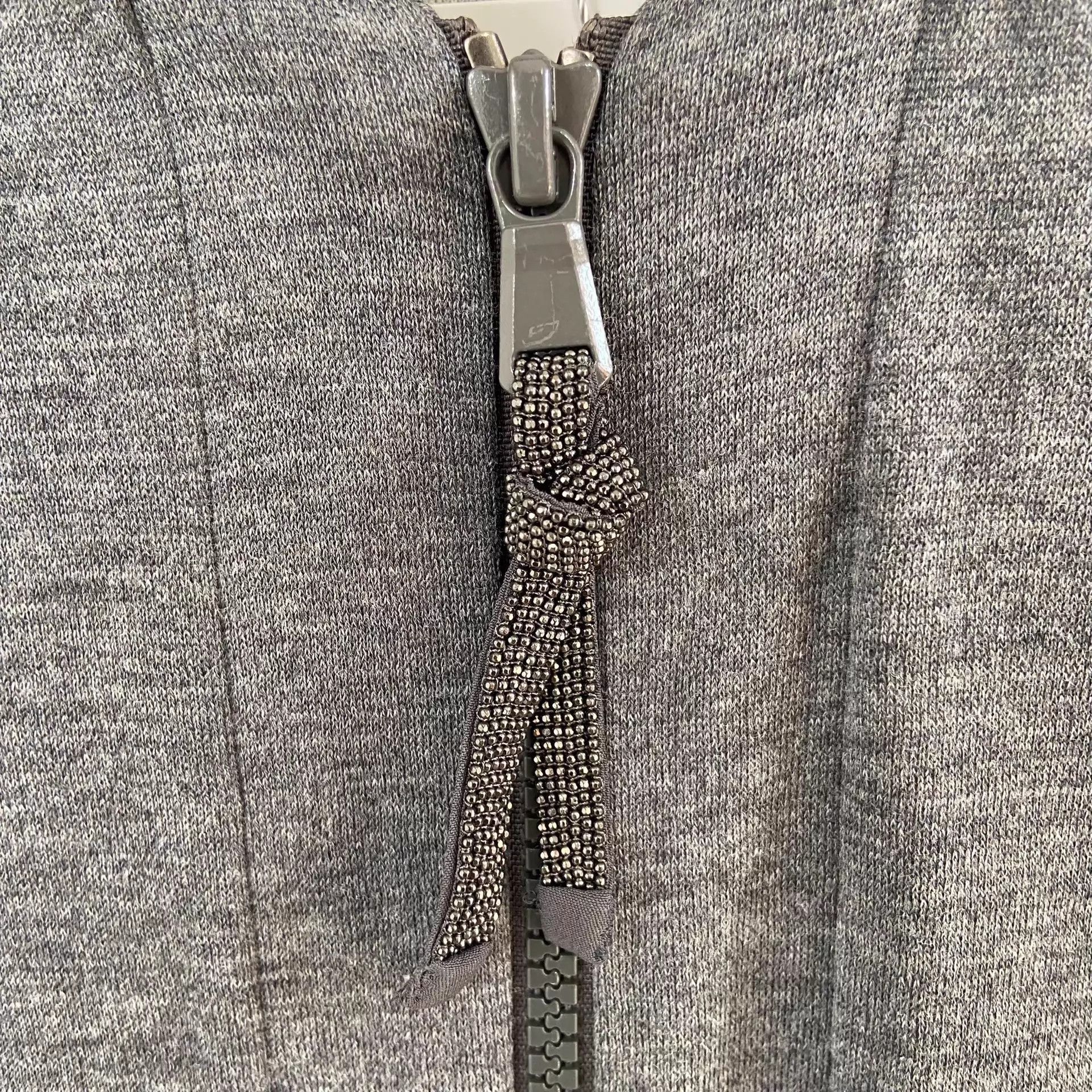 Brunello Cucinelli Gray Zip-Up Hoodie - XS Size US XS / EU 42 / 0 - 3 Thumbnail