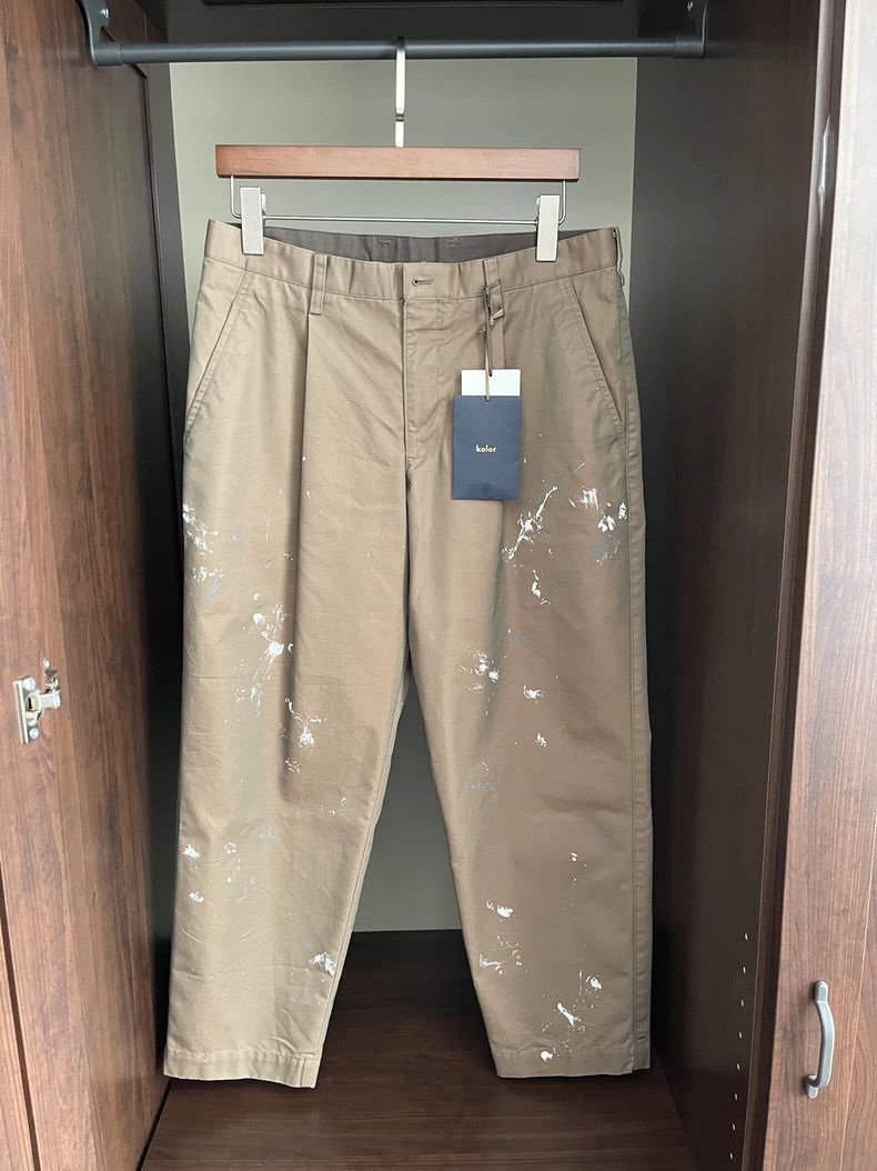 Kolor Kolor Minami Aoyama Limited Splatter Pants Size US 33 - 2 Thumbnail