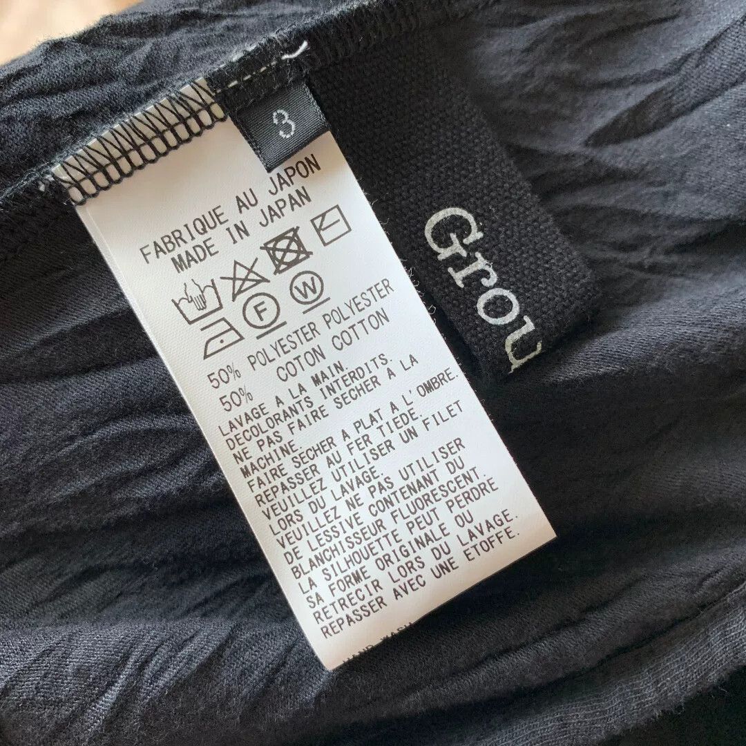 Ground Y Yohji Yamamoto Groundy Asymmetric Pleated Tee Size US L / EU 52-54 / 3 - 6 Thumbnail