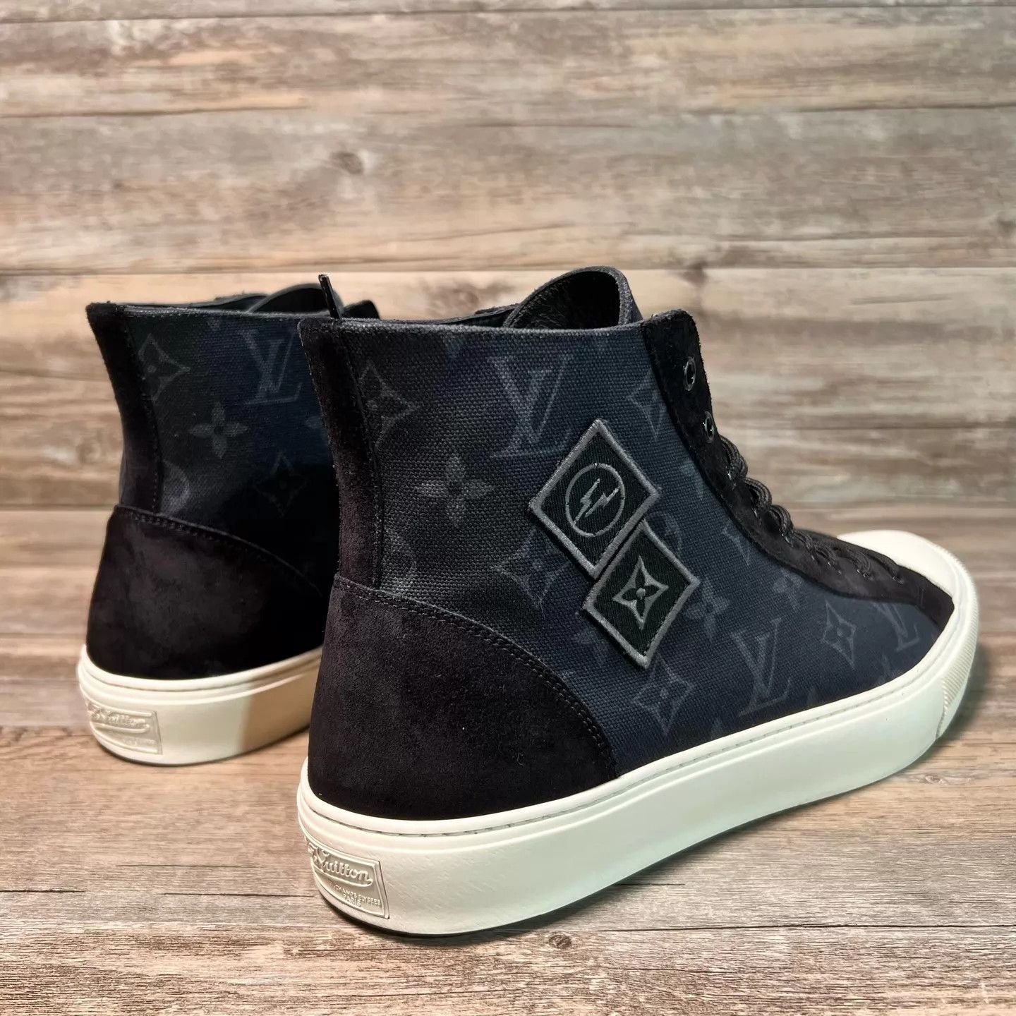 Louis Vuitton Black High-Top Sneakers Size 9 Size US 9 / EU 42 - 2 Thumbnail