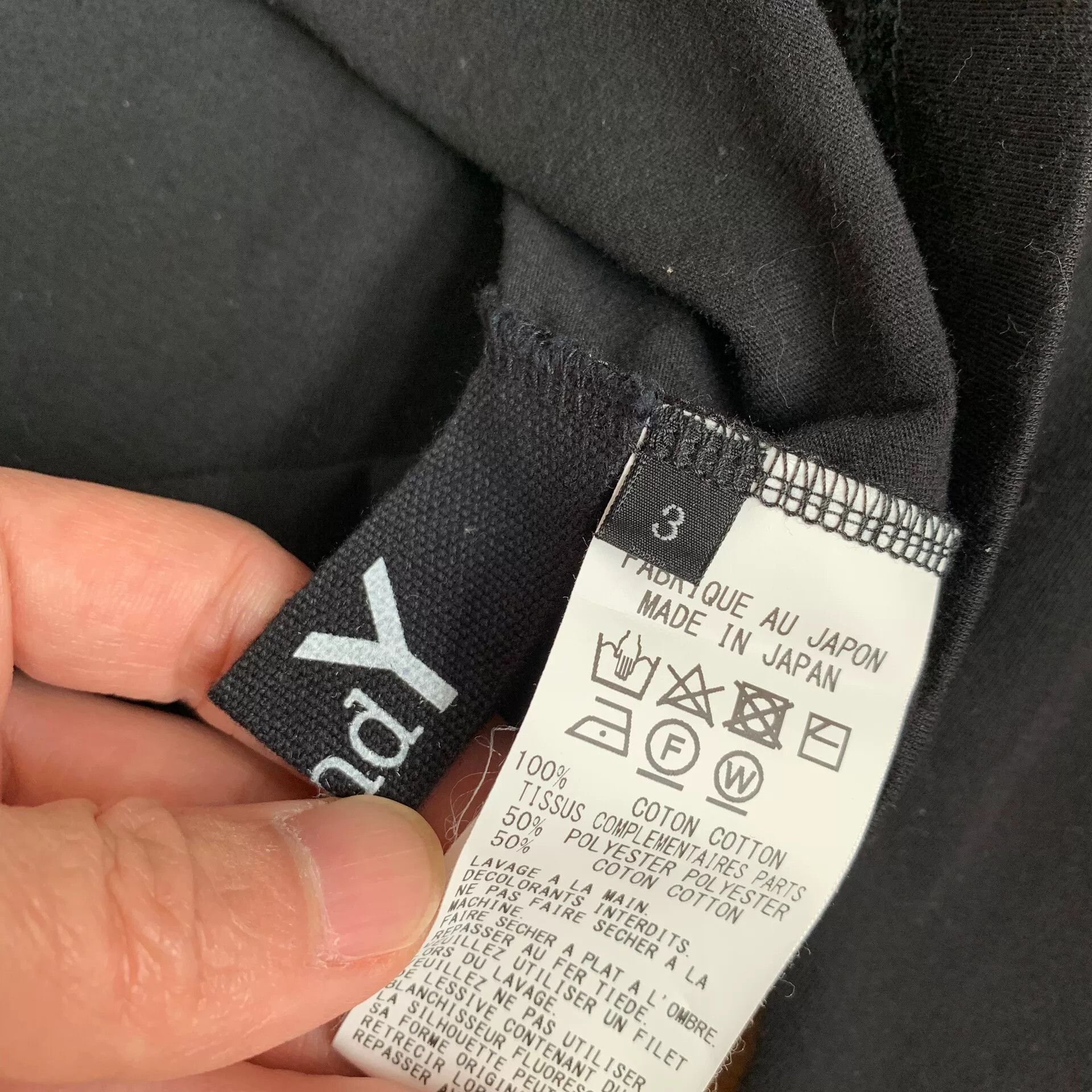Ground Y Yohji Yamamoto Groundy Asymmetric Long-Sleeve Tee Size US L / EU 52-54 / 3 - 5 Thumbnail