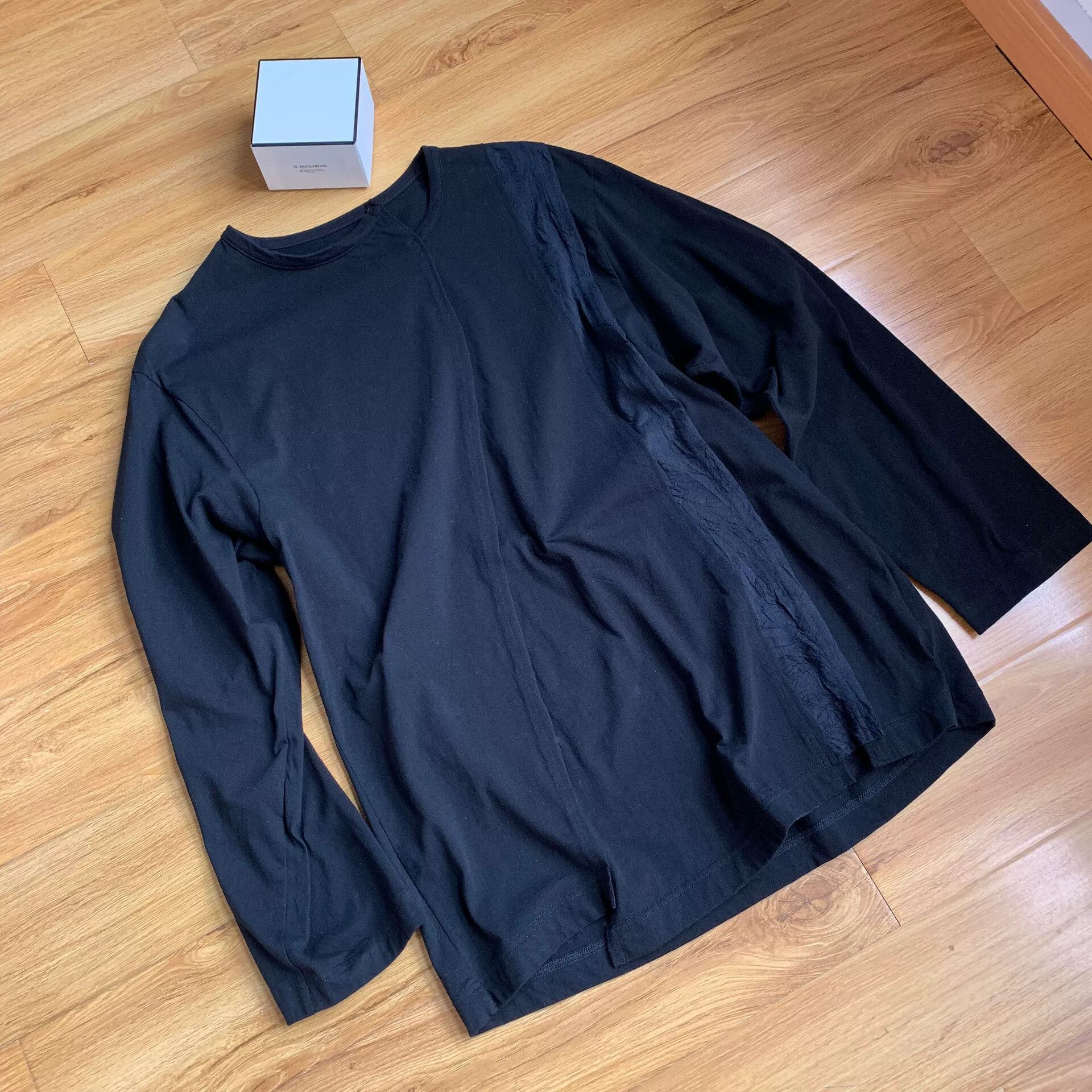 Ground Y Yohji Yamamoto Groundy Asymmetric Long-Sleeve Tee Size US L / EU 52-54 / 3 - 2 Thumbnail