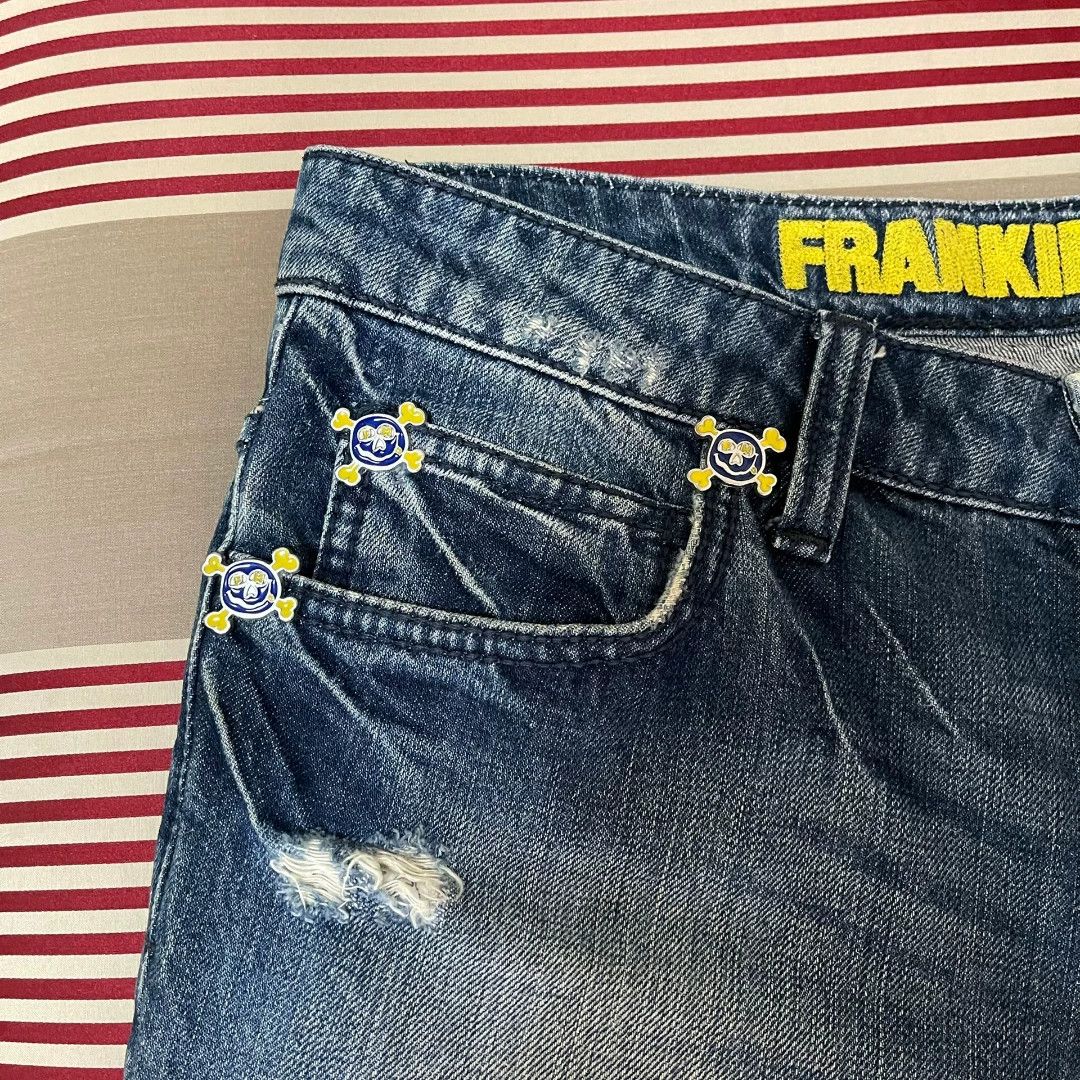 Frankie Morello Frankie Morello Washed Distressed Jeans Size US 36 / EU 52 - 5 Thumbnail