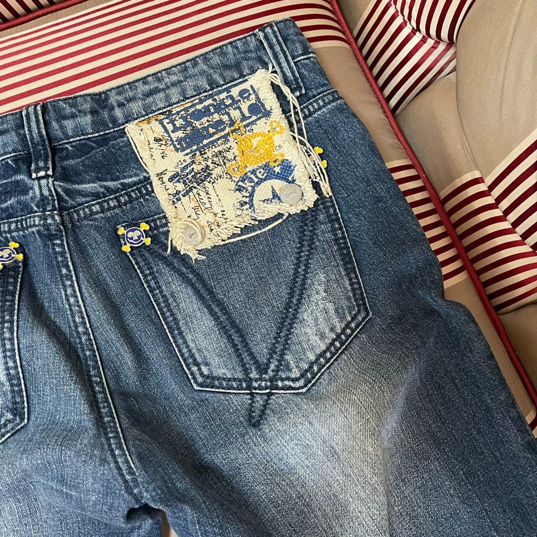 Frankie Morello Frankie Morello Washed Distressed Jeans Size US 36 / EU 52 - 6 Thumbnail