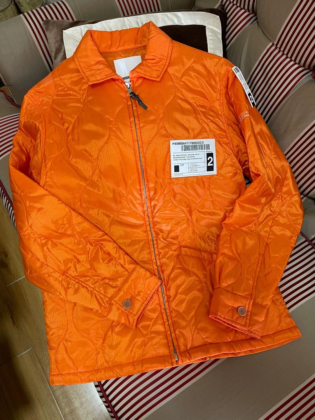 Neighborhood NEIGHBORHOOD Orange Padded Jacket Size US M / EU 48-50 / 2 - 2 Thumbnail