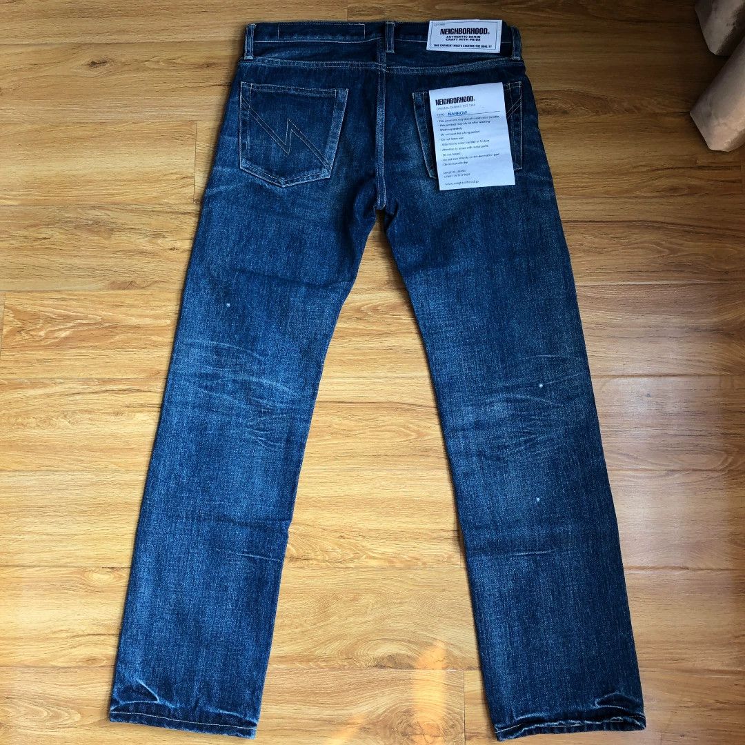 Neighborhood NEIGHBORHOOD 2019SS Washed Straight Jeans Size US 34 / EU 50 - 2 Thumbnail
