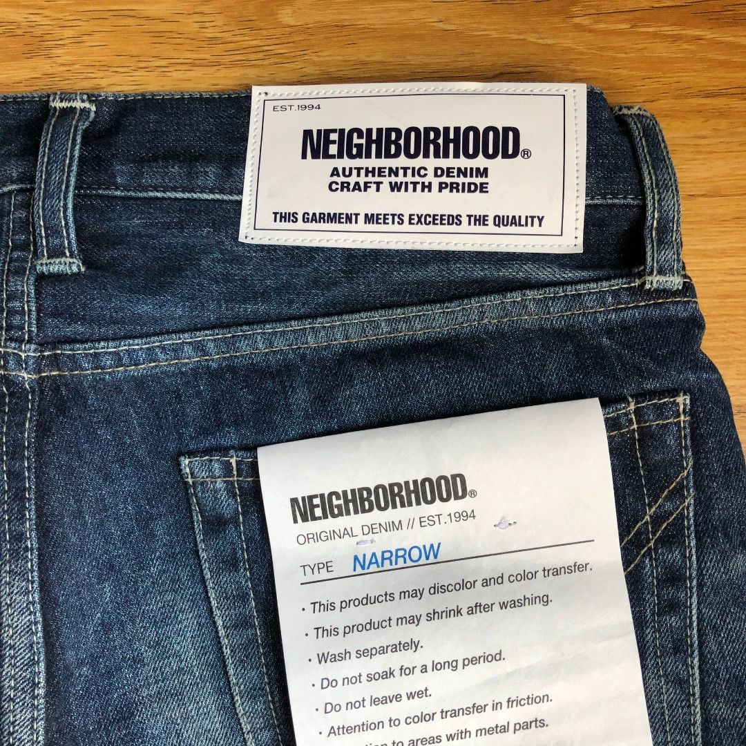 Neighborhood NEIGHBORHOOD 2019SS Washed Straight Jeans Size US 34 / EU 50 - 4 Thumbnail