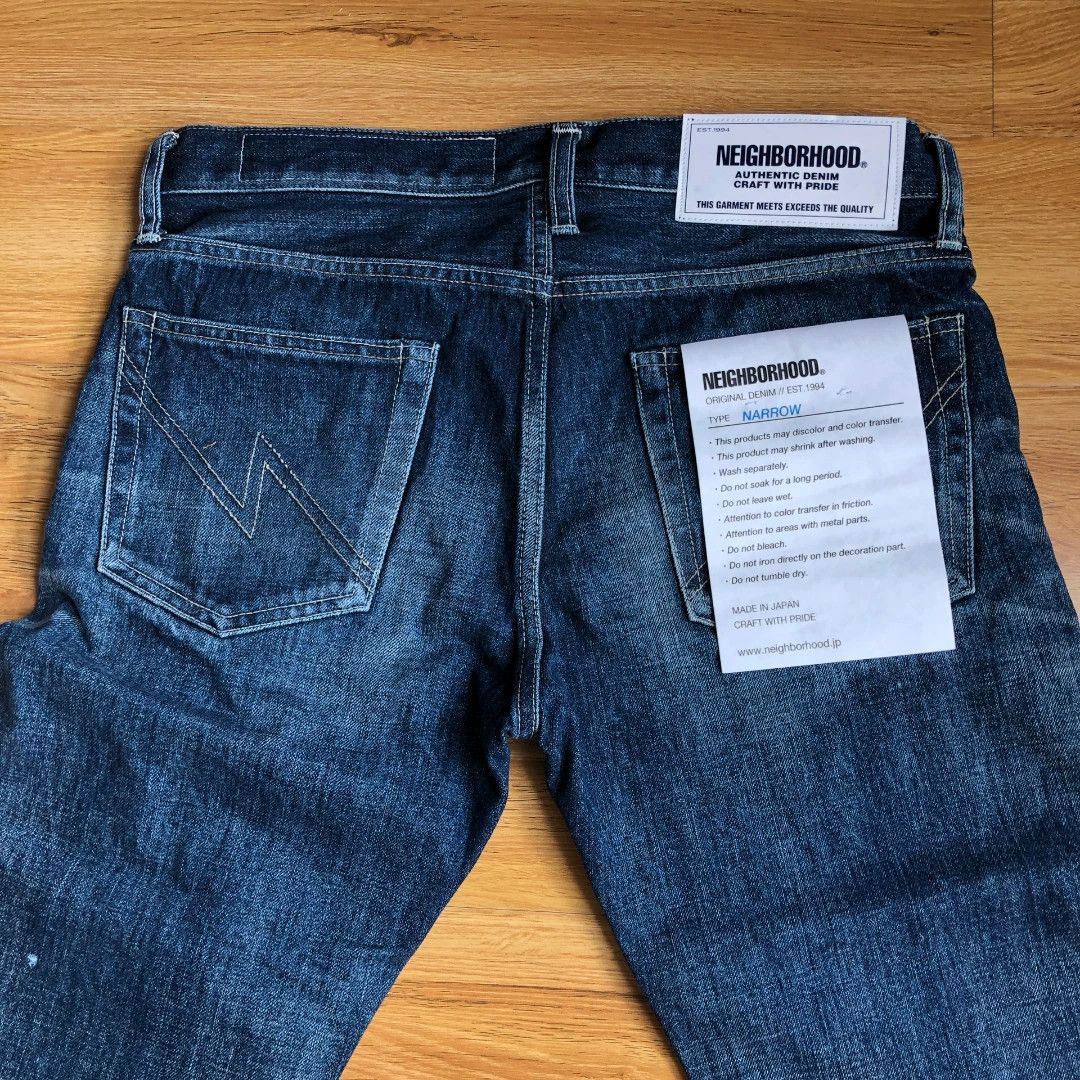 Neighborhood NEIGHBORHOOD 2019SS Washed Straight Jeans Size US 34 / EU 50 - 6 Thumbnail