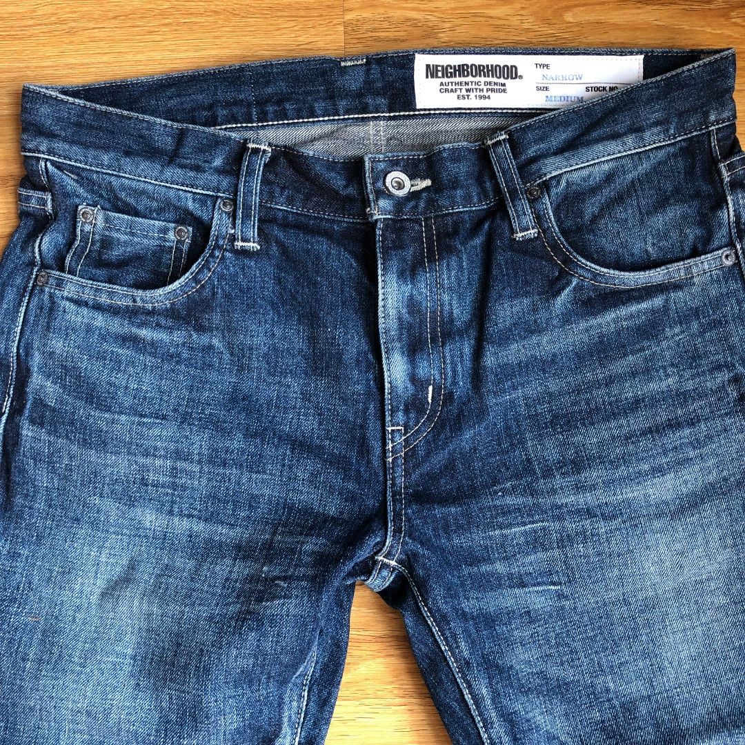 Neighborhood NEIGHBORHOOD 2019SS Washed Straight Jeans Size US 34 / EU 50 - 3 Thumbnail