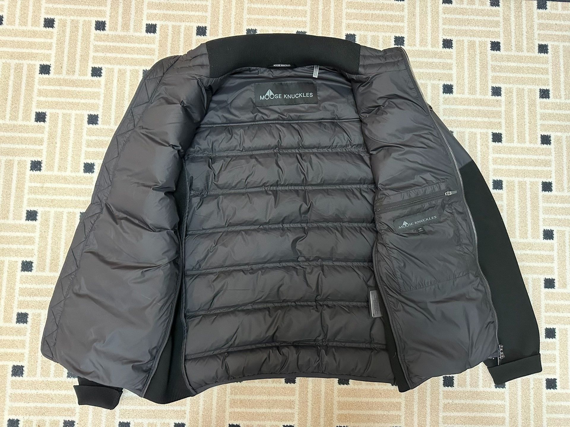 Moose Knuckles Moose Knuckles Men's Spliced Down Jacket Size US M / EU 48-50 / 2 - 2 Thumbnail