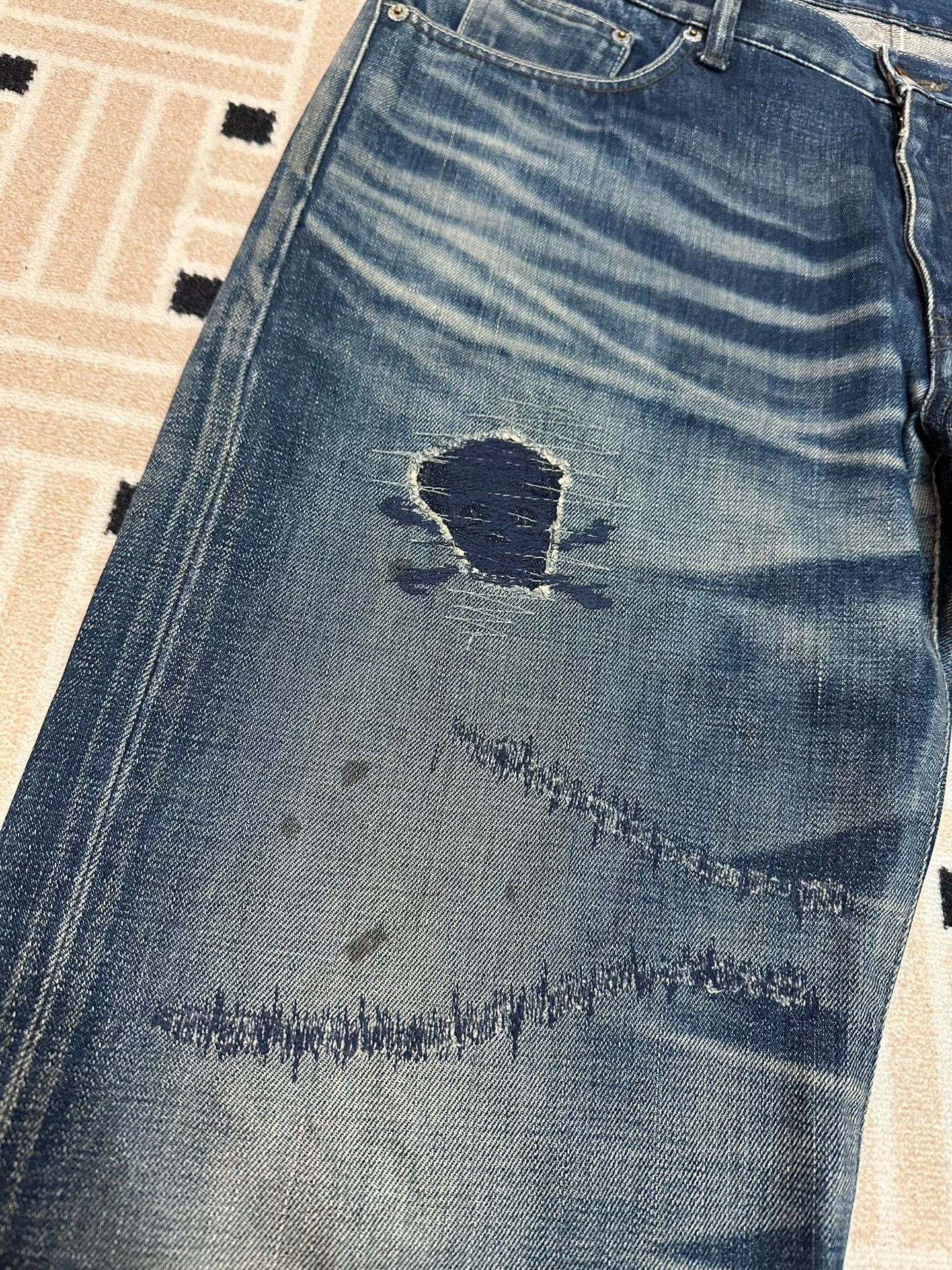 Neighborhood NEIGHBORHOOD 07 FLASH Lightning Denim Size US 34 / EU 50 - 2 Thumbnail