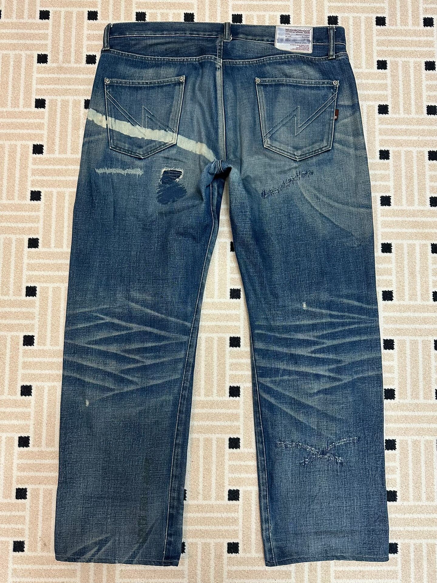 Neighborhood NEIGHBORHOOD 07 FLASH Lightning Denim Size US 34 / EU 50 - 5 Thumbnail