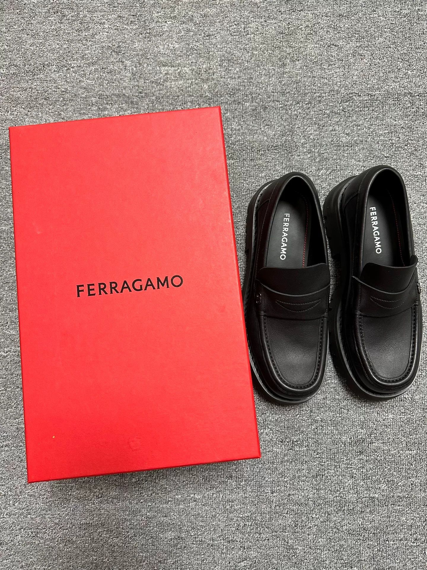 Salvatore Ferragamo Ferragamo Gancini Men's Loafers Size US 7.5 / EU 40-41 - 6 Thumbnail