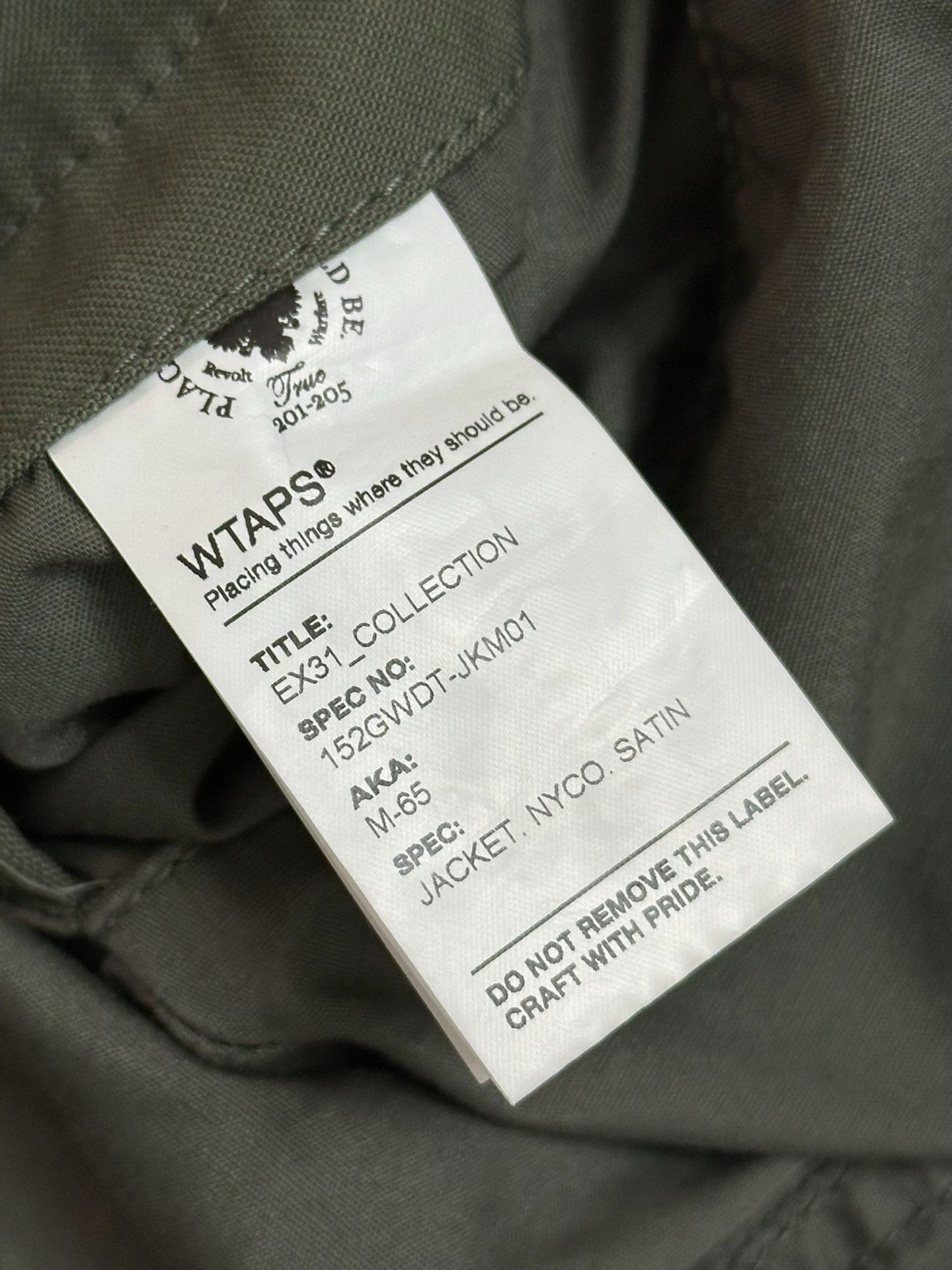Wtaps WTAPS 15AW M-65 NYCO Satin Jacket Size US S / EU 44-46 / 1 - 5 Thumbnail