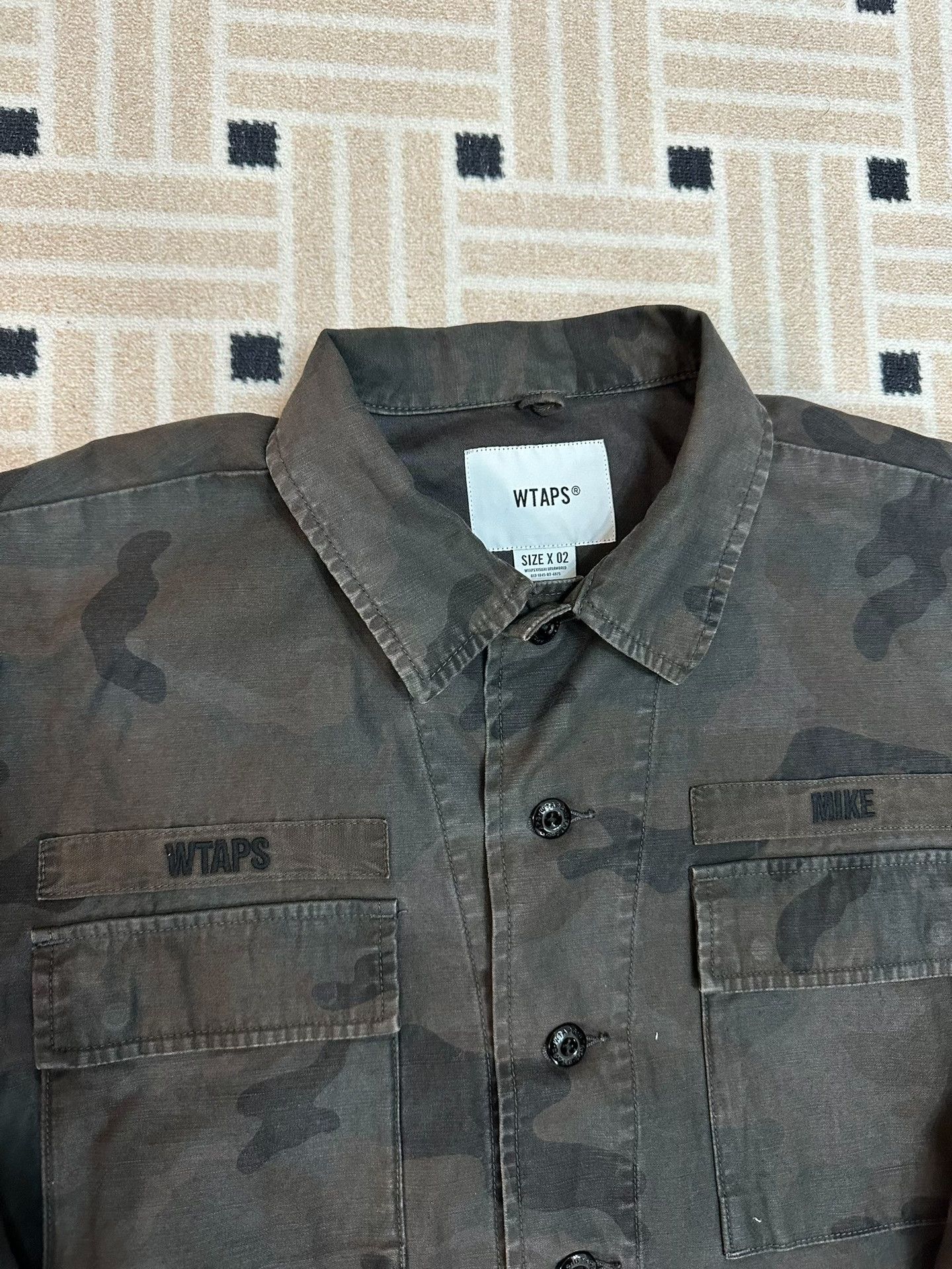 Wtaps WTAPS JUNGLE LS Satin Camo Shirt Size US M / EU 48-50 / 2 - 2 Thumbnail