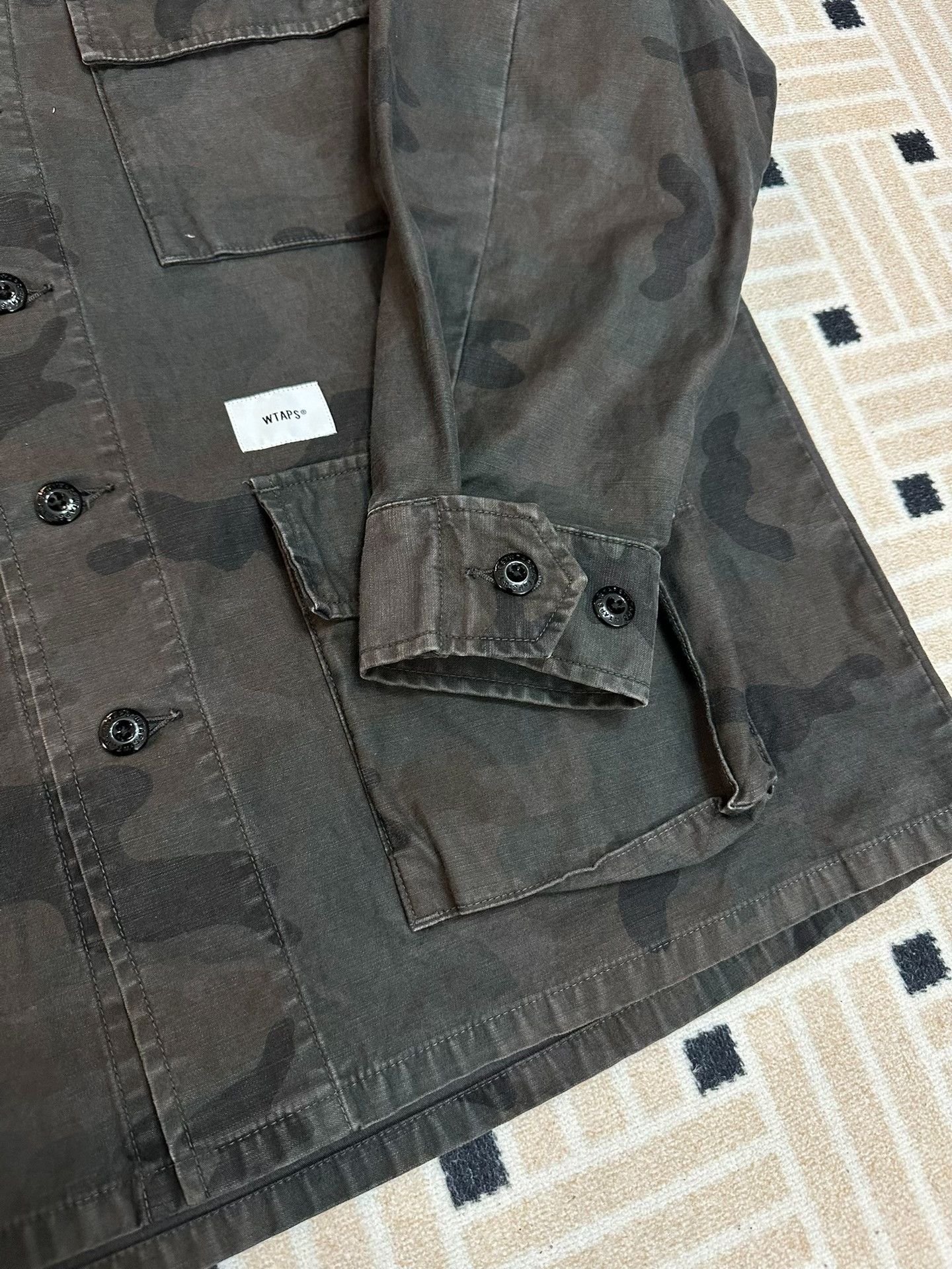 Wtaps WTAPS JUNGLE LS Satin Camo Shirt Size US M / EU 48-50 / 2 - 3 Thumbnail