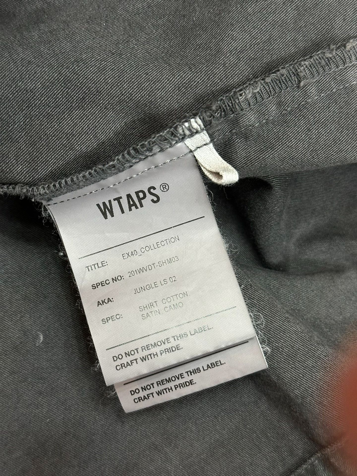 Wtaps WTAPS JUNGLE LS Satin Camo Shirt Size US M / EU 48-50 / 2 - 4 Thumbnail