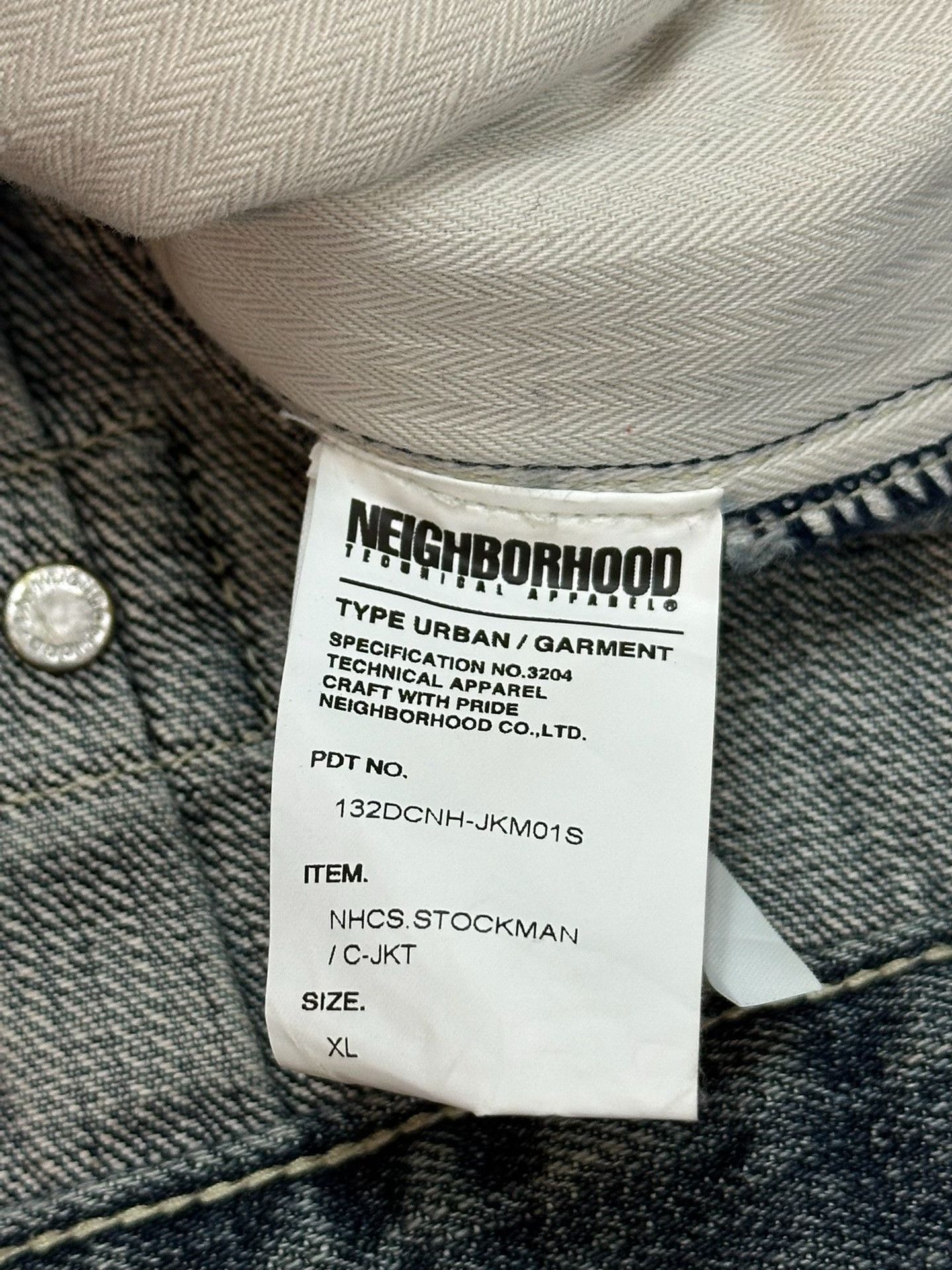Neighborhood NEIGHBORHOOD x CMSS Denim Jacket Size US XL / EU 56 / 4 - 6 Thumbnail