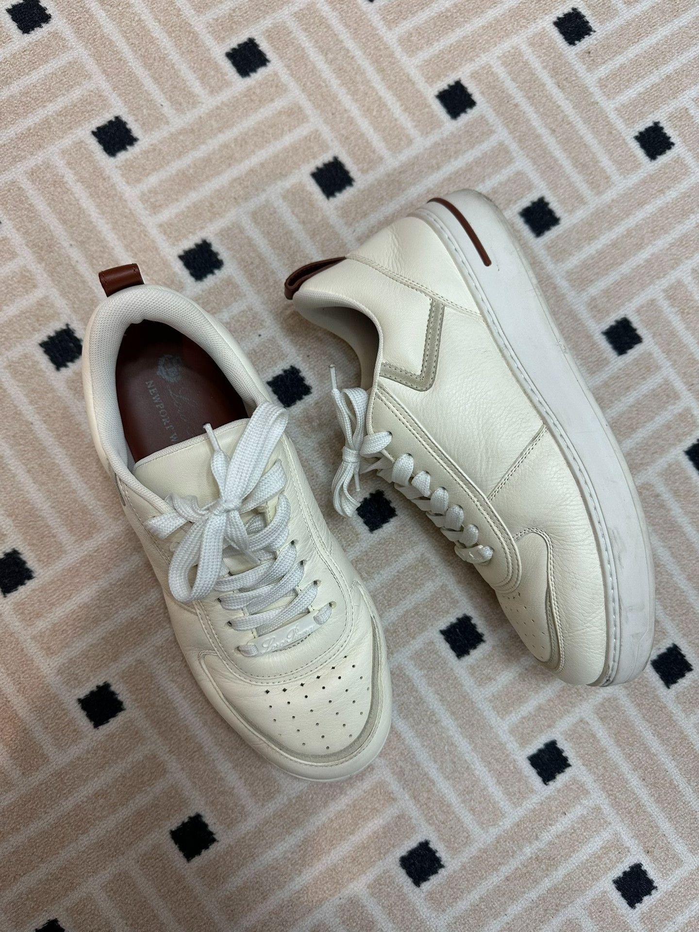 Loro Piana Loro Piana Newport Men's Low-Top Sneakers Size US 8 / EU 41 - 3 Thumbnail