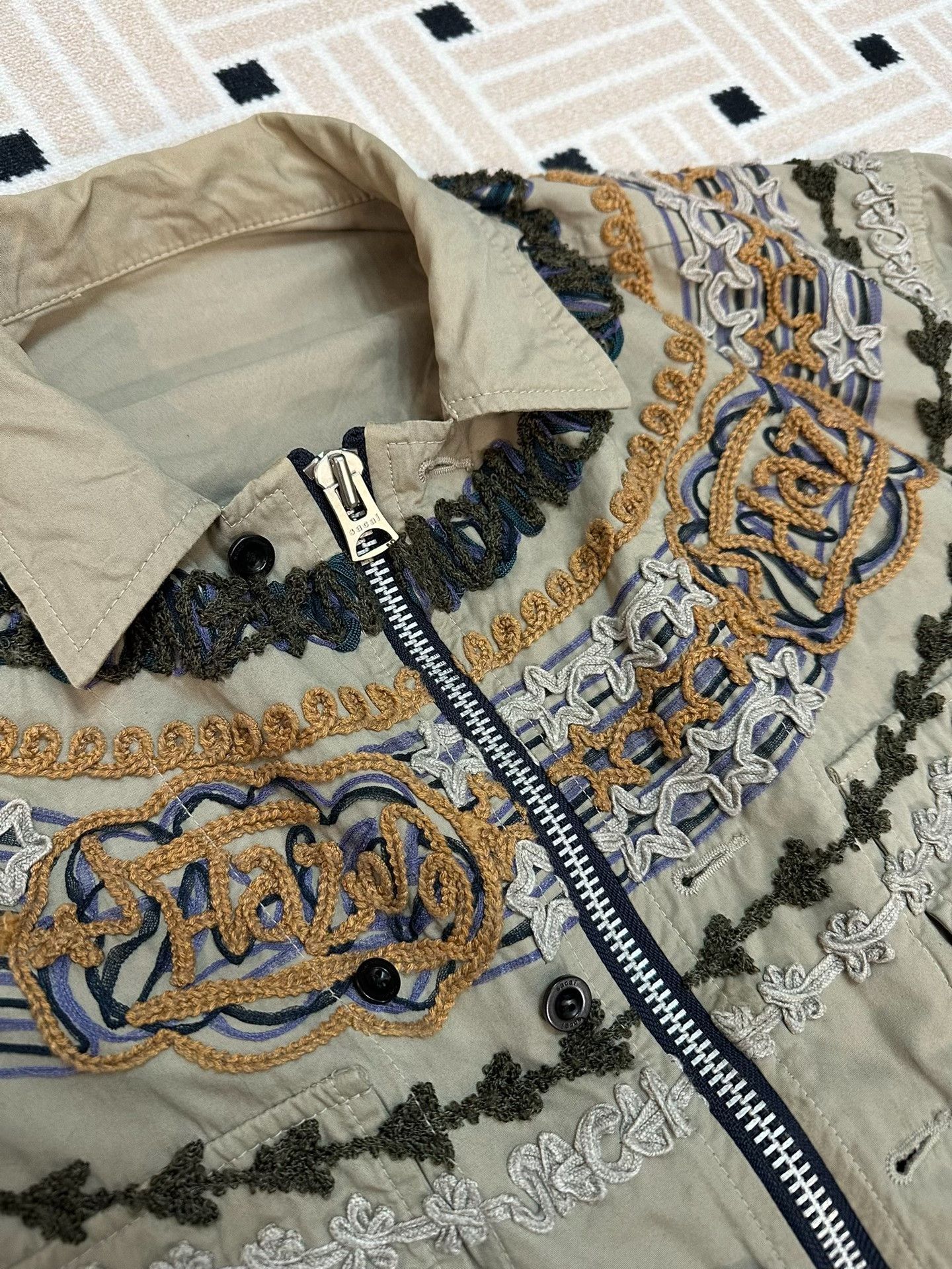 Sacai SACAI Ethnic Style Oversized Shirt Jacket Size US S / EU 44-46 / 1 - 2 Thumbnail