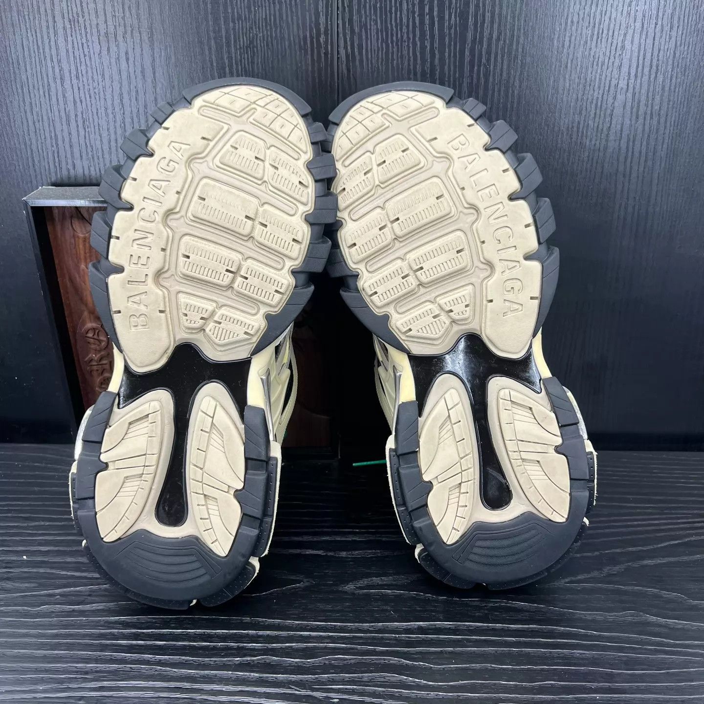 Balenciaga Brown Mesh Detailed Chunky Sneakers Size 10 Size US 10 / EU 43 - 3 Thumbnail
