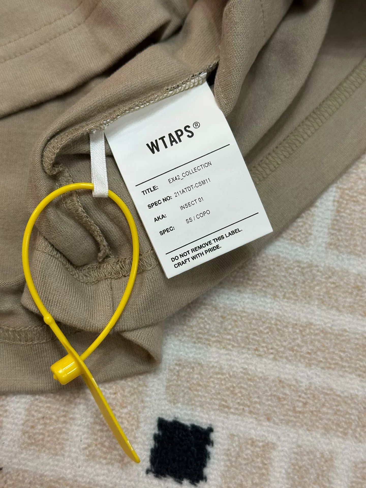 Wtaps WTAPS INSECT 01 SS COPO Loose Tee Size US L / EU 52-54 / 3 - 4 Thumbnail
