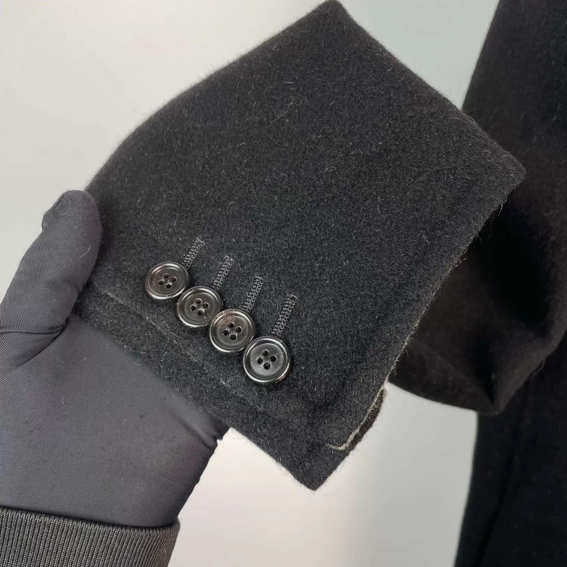 Dior Black Long Wool Blend Coat Size S Size US S / EU 44-46 / 1 - 2 Thumbnail