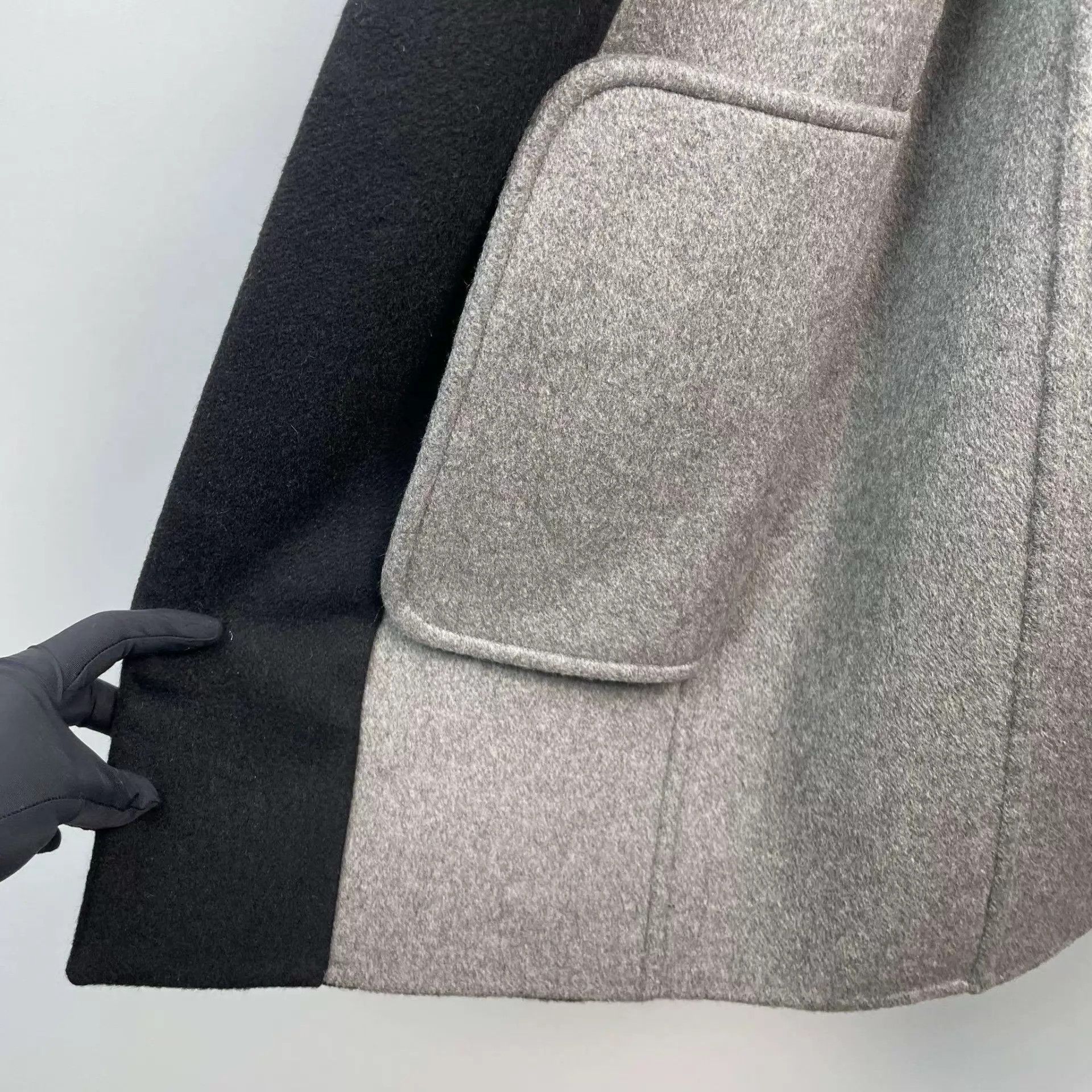 Dior Black Long Wool Blend Coat Size S Size US S / EU 44-46 / 1 - 6 Thumbnail