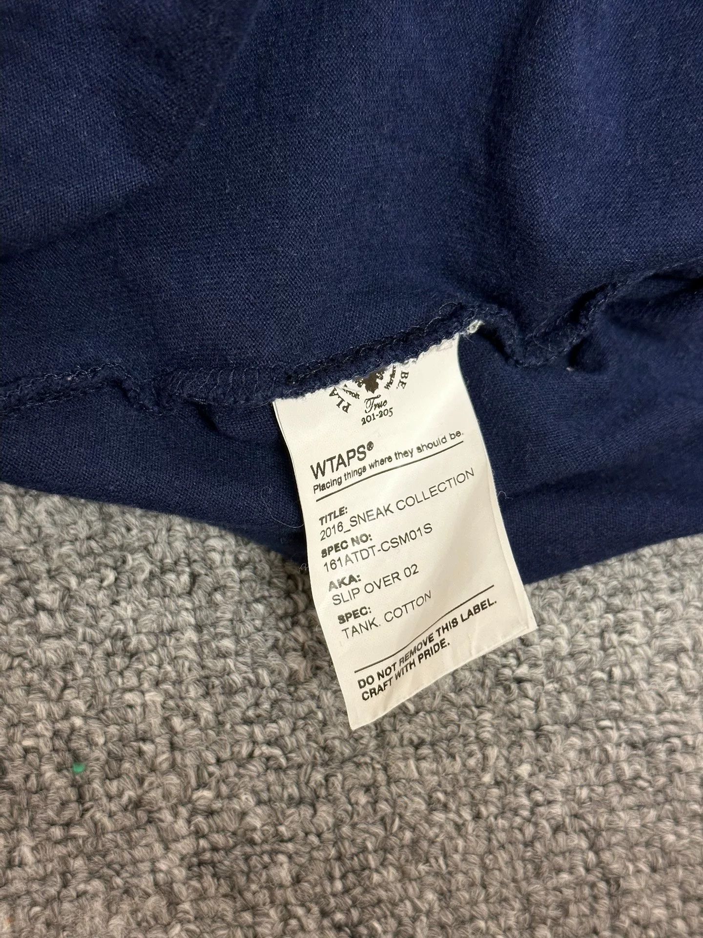 Wtaps WTAPS Cotton Slipovers 02 Tank Size US S / EU 44-46 / 1 - 5 Thumbnail