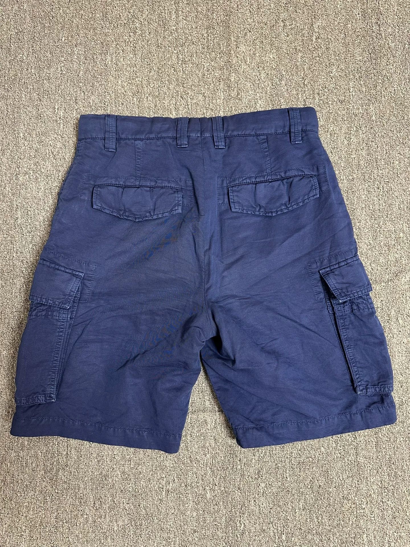 Brunello Cucinelli Brunello Cucinelli 25 Linen Blend Blue Casual Shorts Size US 30 / EU 46 - 6 Thumbnail