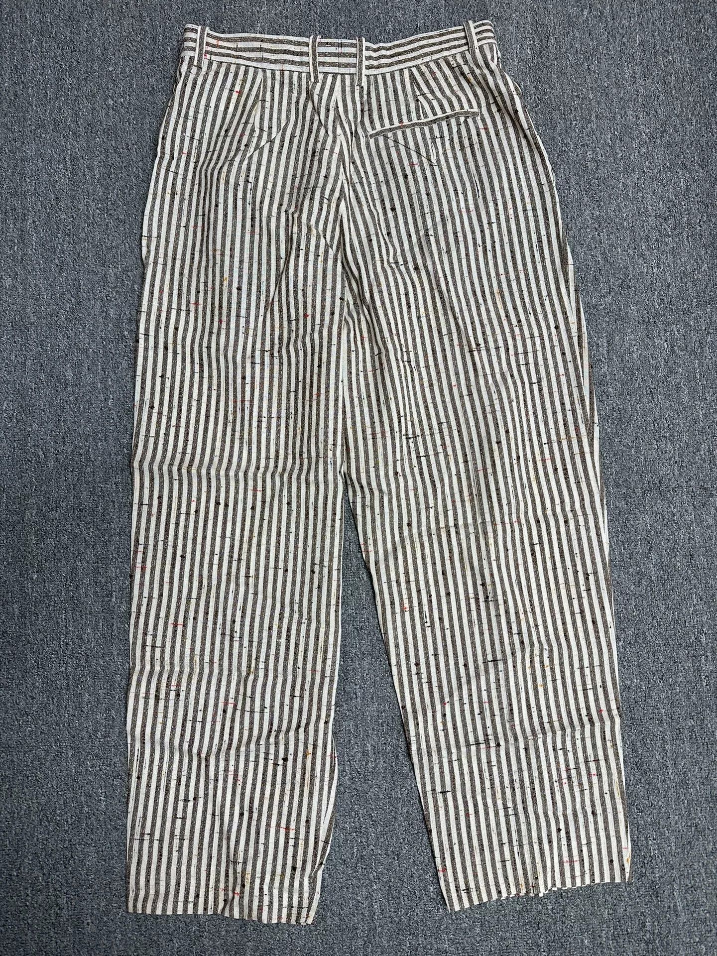 Bottega Veneta Bottega Veneta Silk Blend Stripe Casual Pants Size US 30 / EU 46 - 6 Thumbnail