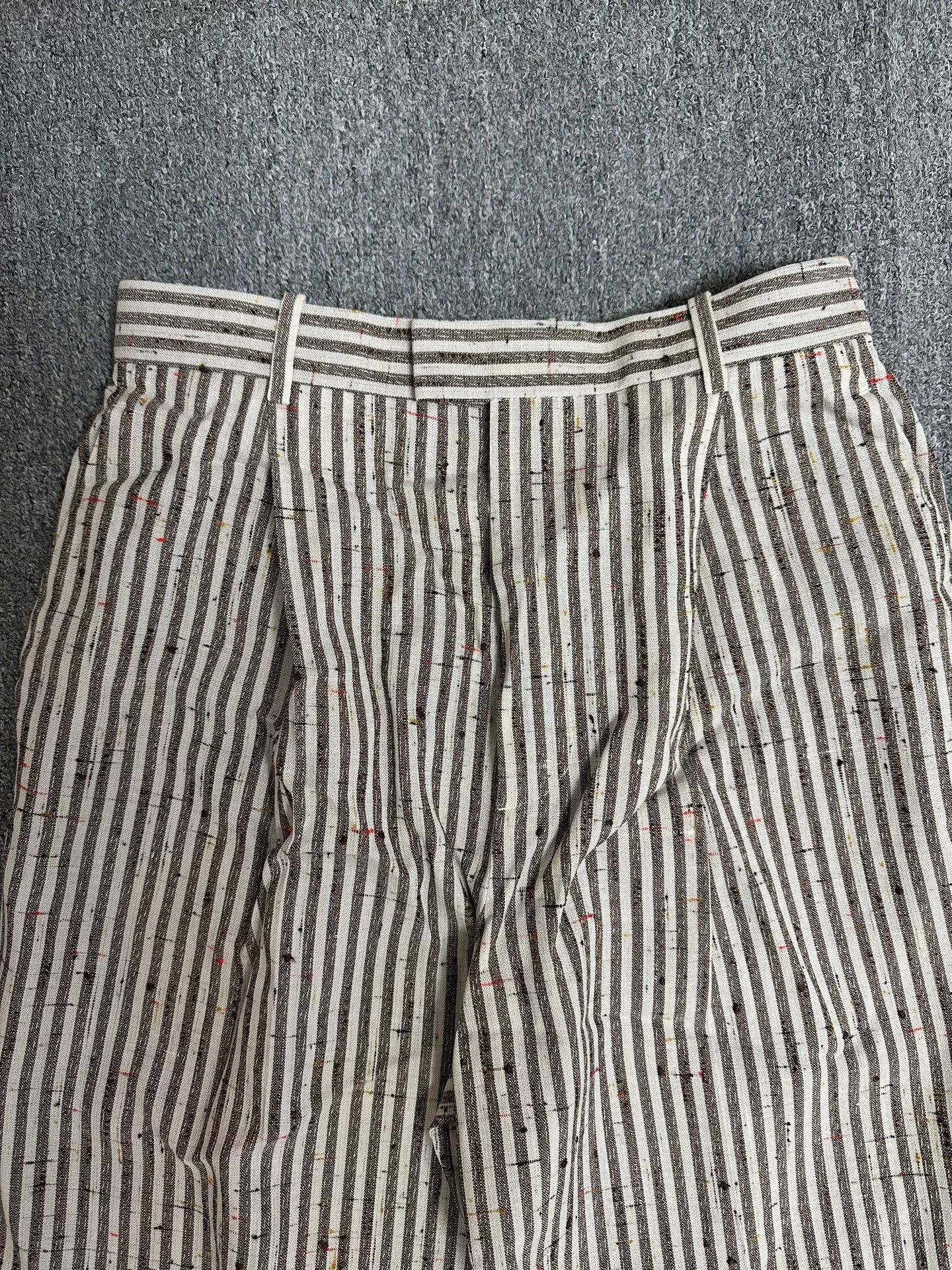 Bottega Veneta Bottega Veneta Silk Blend Stripe Casual Pants Size US 30 / EU 46 - 2 Thumbnail