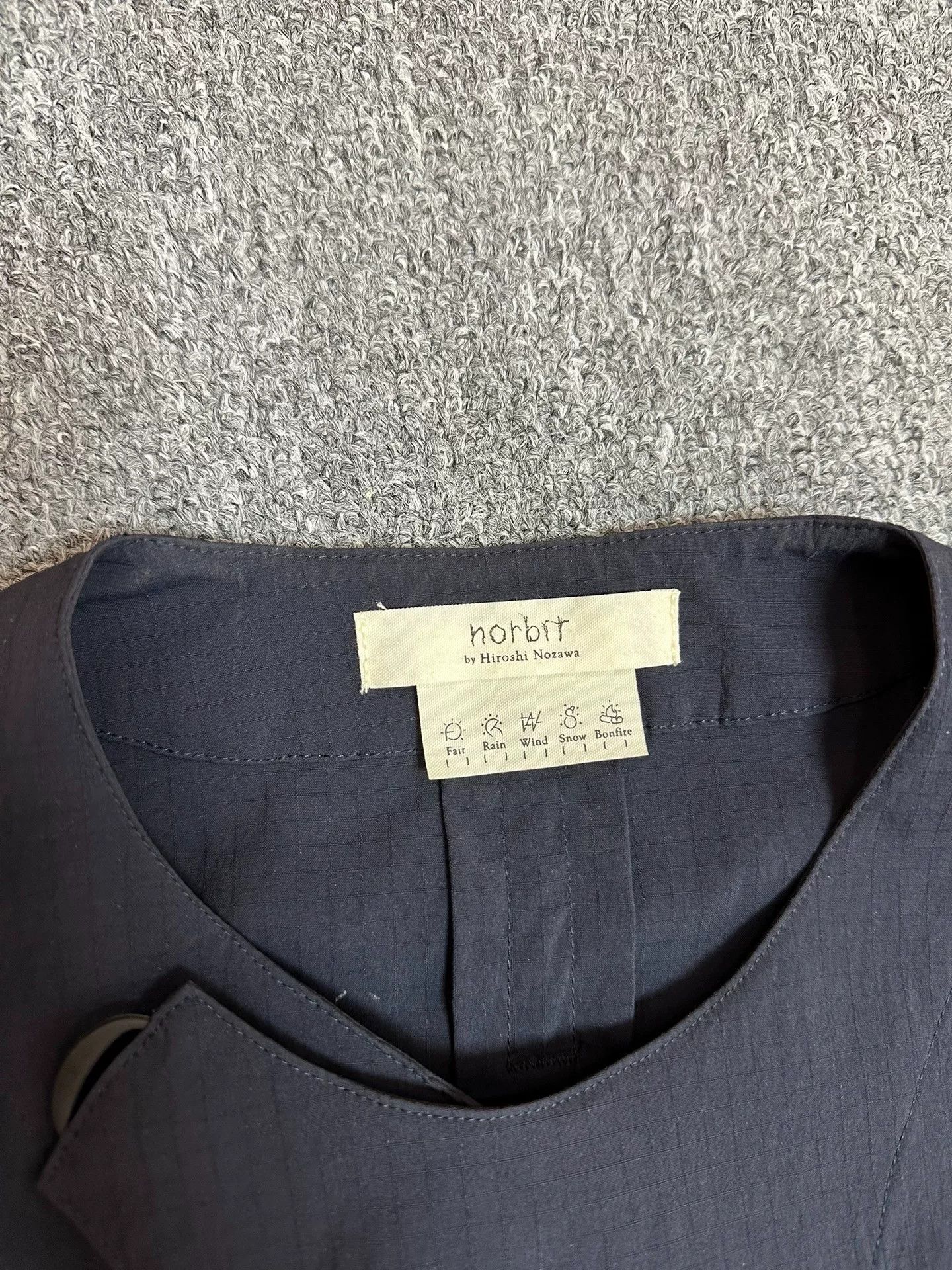 Norbit NORBIT Collarless Loose Short-Sleeve Shirt M Size US M / EU 48-50 / 2 - 2 Thumbnail