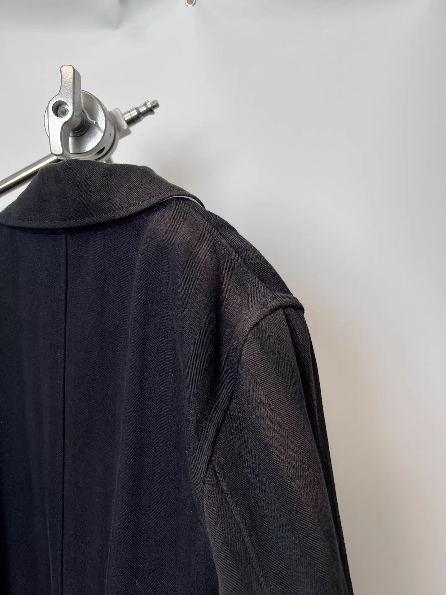 Undercover Black Long Coat with Collar - Size L Size US L / EU 52-54 / 3 - 8 Thumbnail