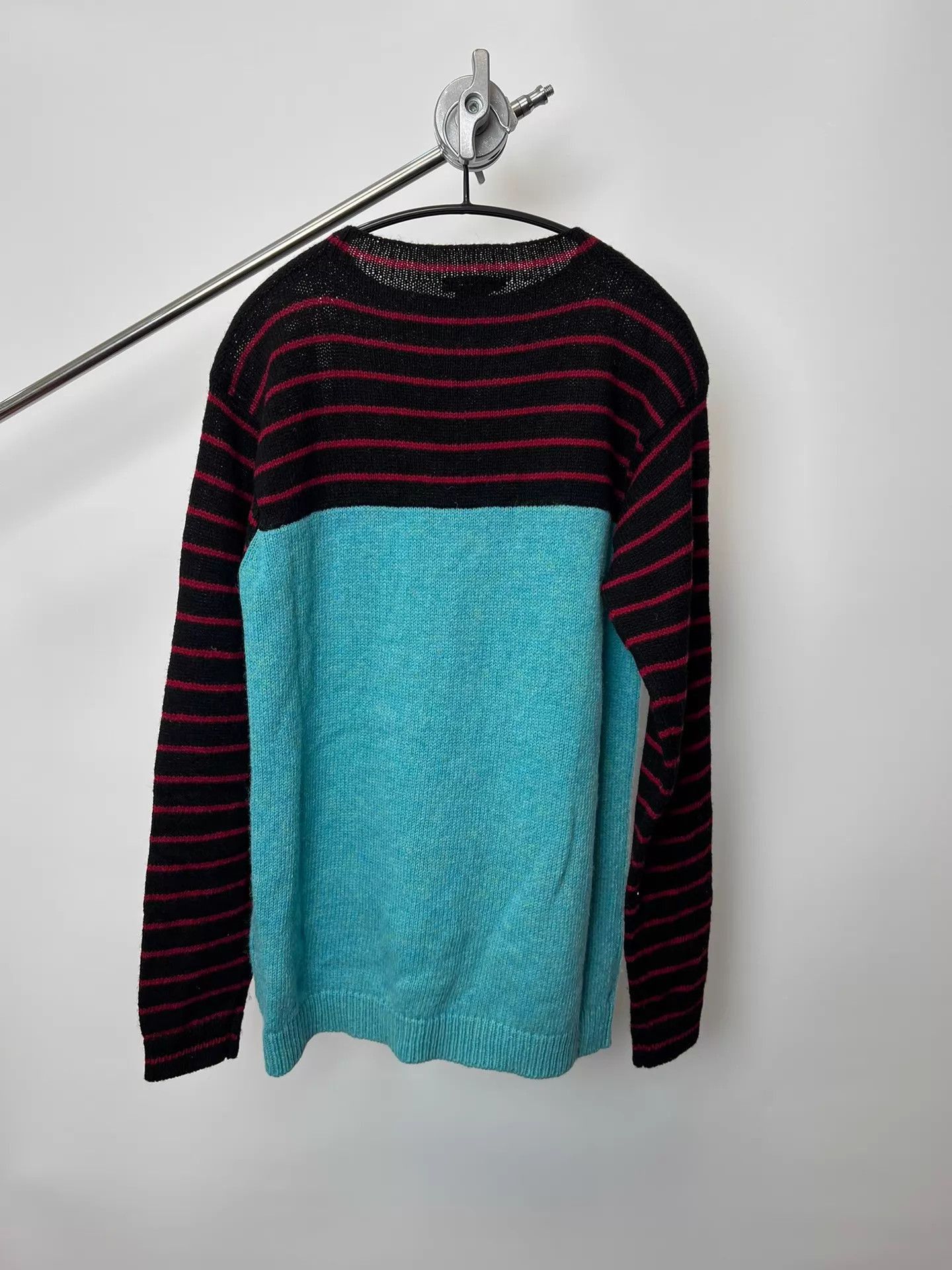 Prada Multi Color Rabbit Print Long Sleeve Sweater Size US M / EU 48-50 / 2 - 6 Thumbnail