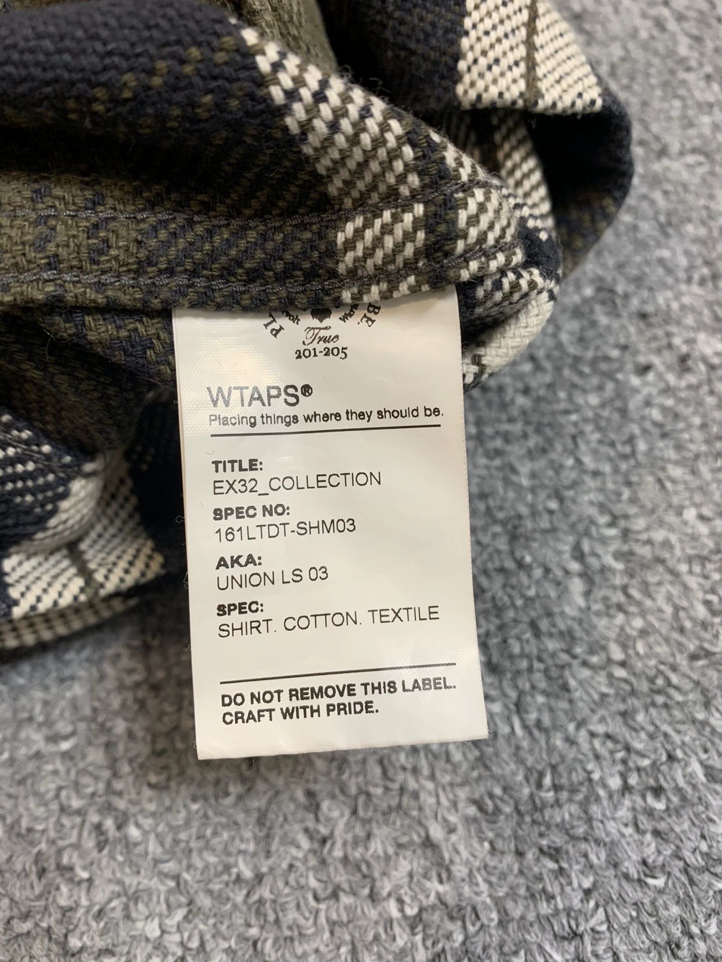 Wtaps WTAPS UNION LS Check Shirt Size US S / EU 44-46 / 1 - 5 Thumbnail