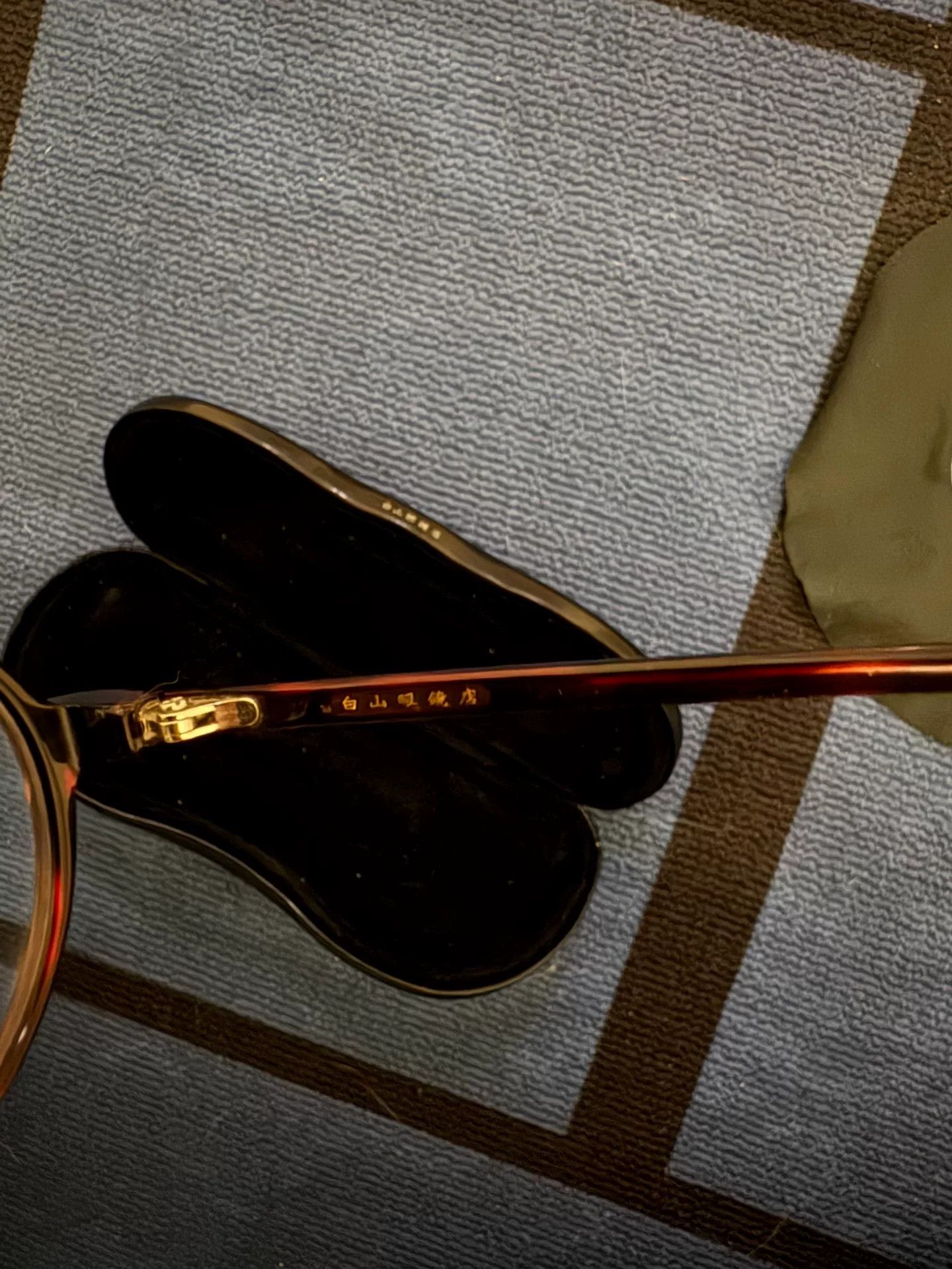 Hakusan Megane Baishan Boston No-Nose Pad Glasses Size ONE SIZE - 2 Thumbnail