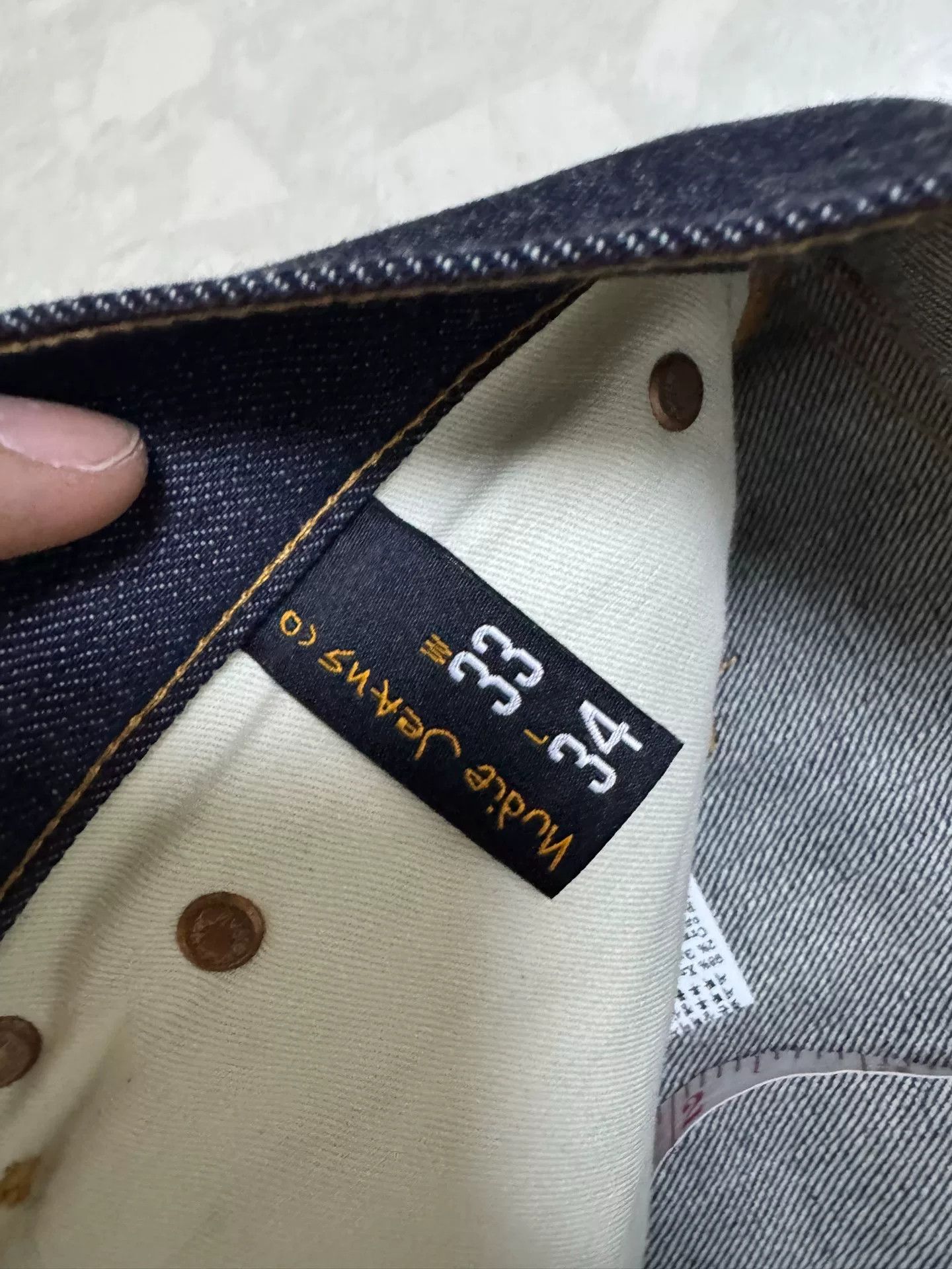Nudie Jeans Nudie Jeans Lean Dean Size US 33 - 2 Thumbnail