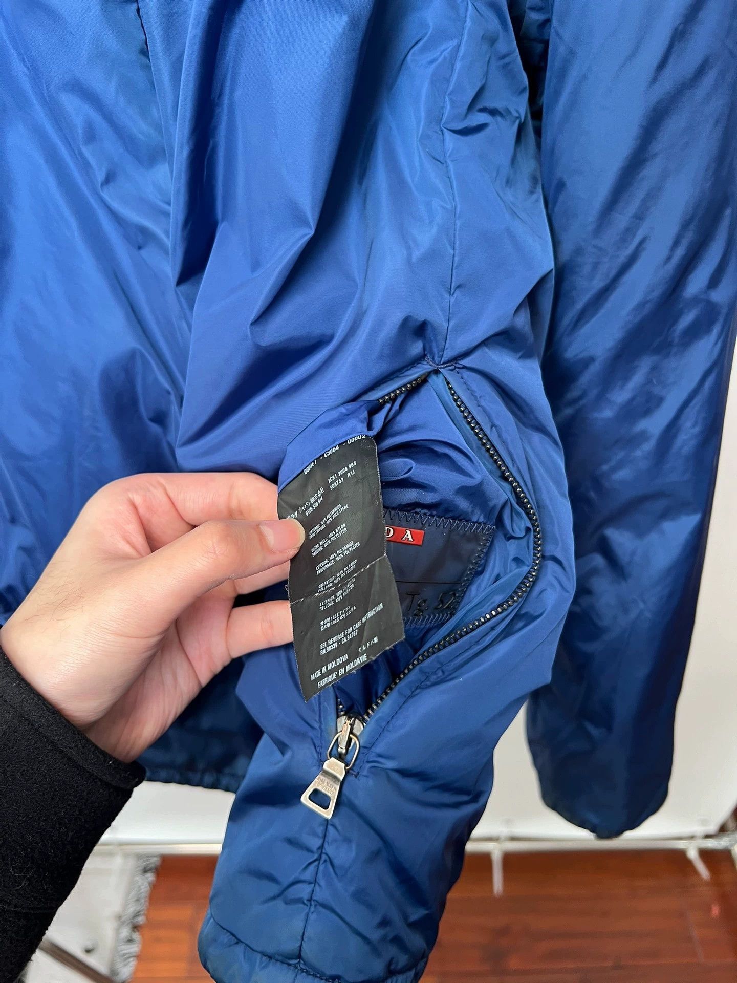 Prada Multi Color Lightweight Zip-Up Jacket Size L Size US L / EU 52-54 / 3 - 9 Thumbnail