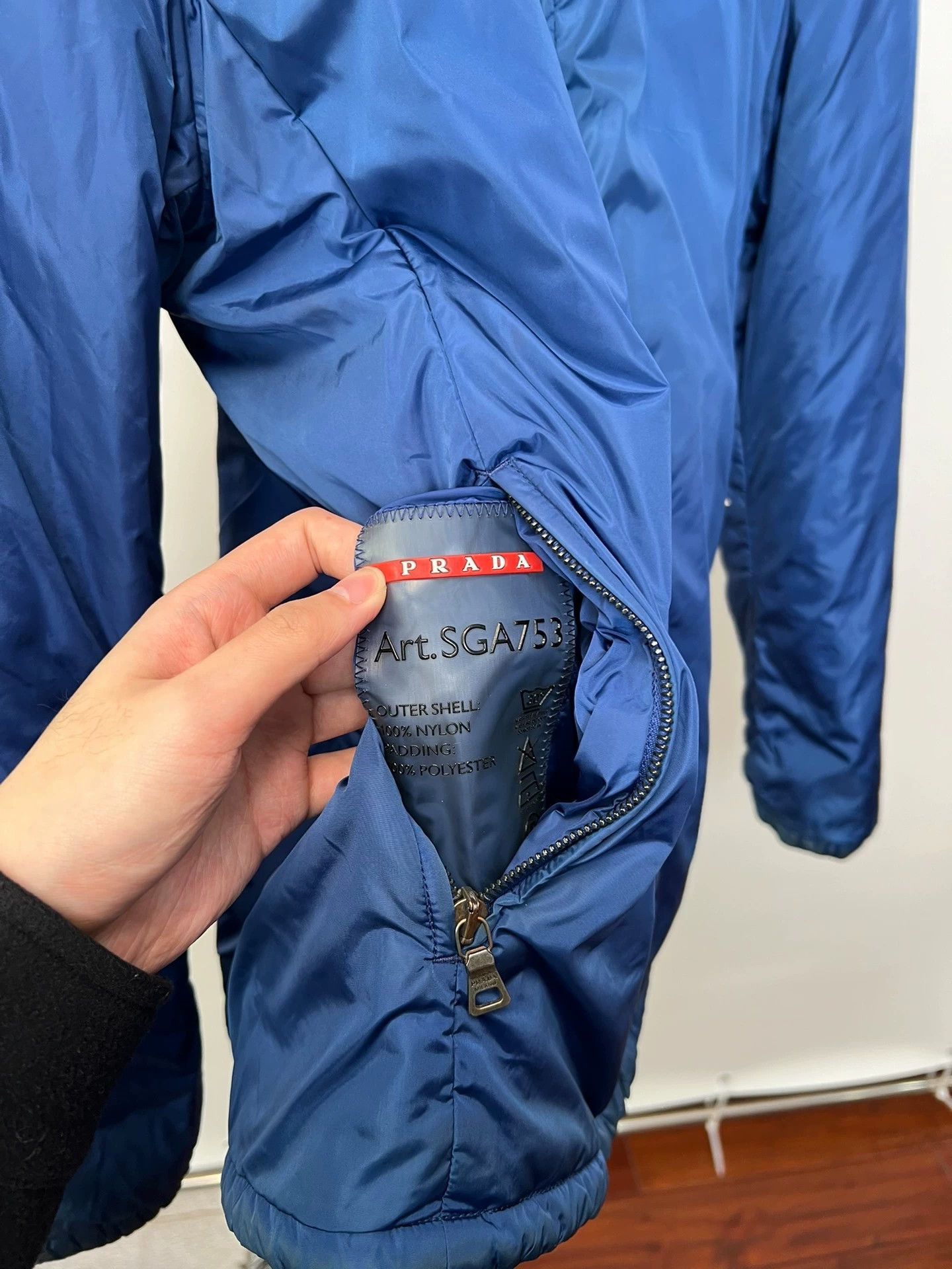 Prada Multi Color Lightweight Zip-Up Jacket Size L Size US L / EU 52-54 / 3 - 8 Thumbnail