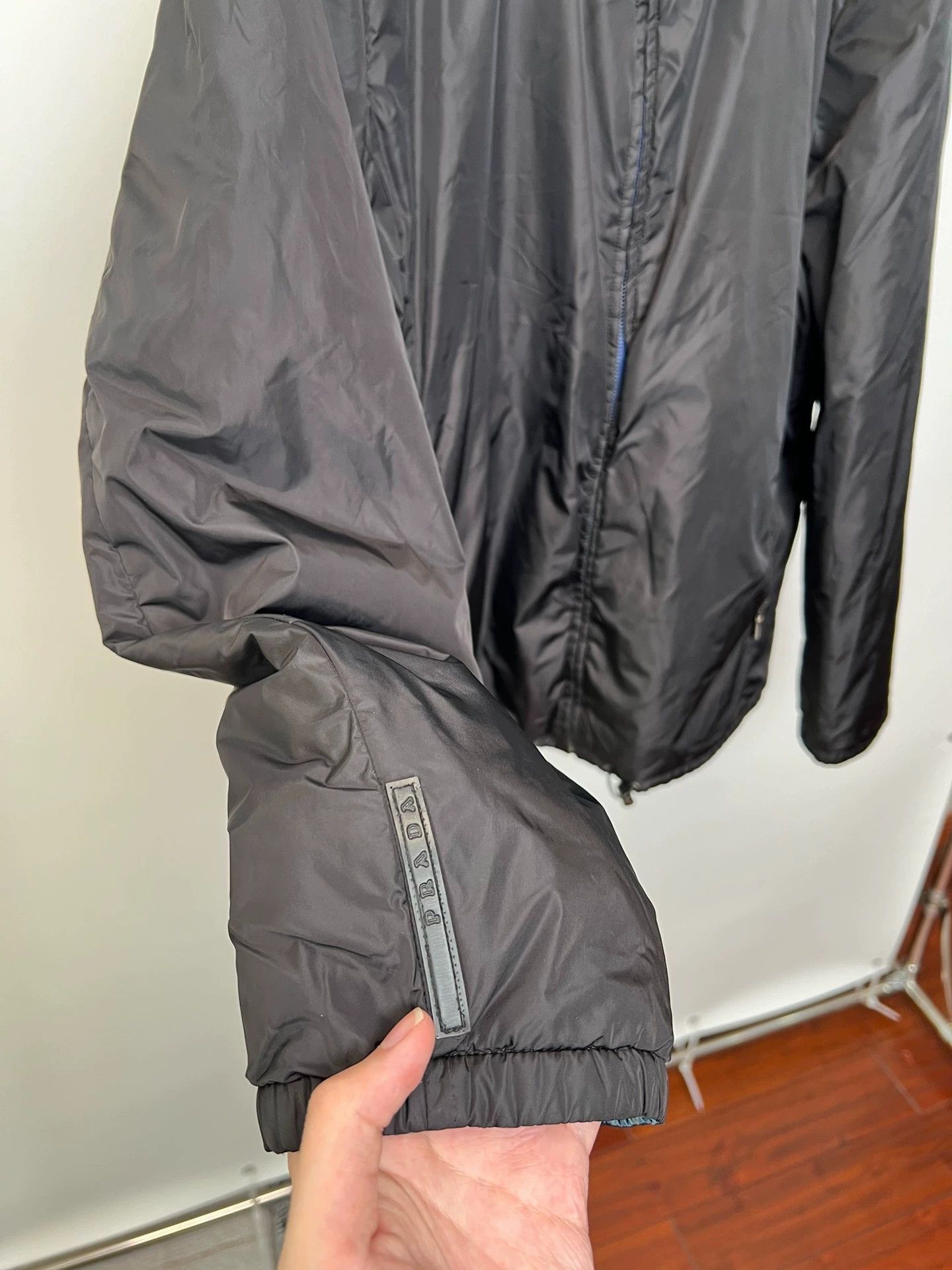 Prada Multi Color Lightweight Zip-Up Jacket Size L Size US L / EU 52-54 / 3 - 3 Thumbnail