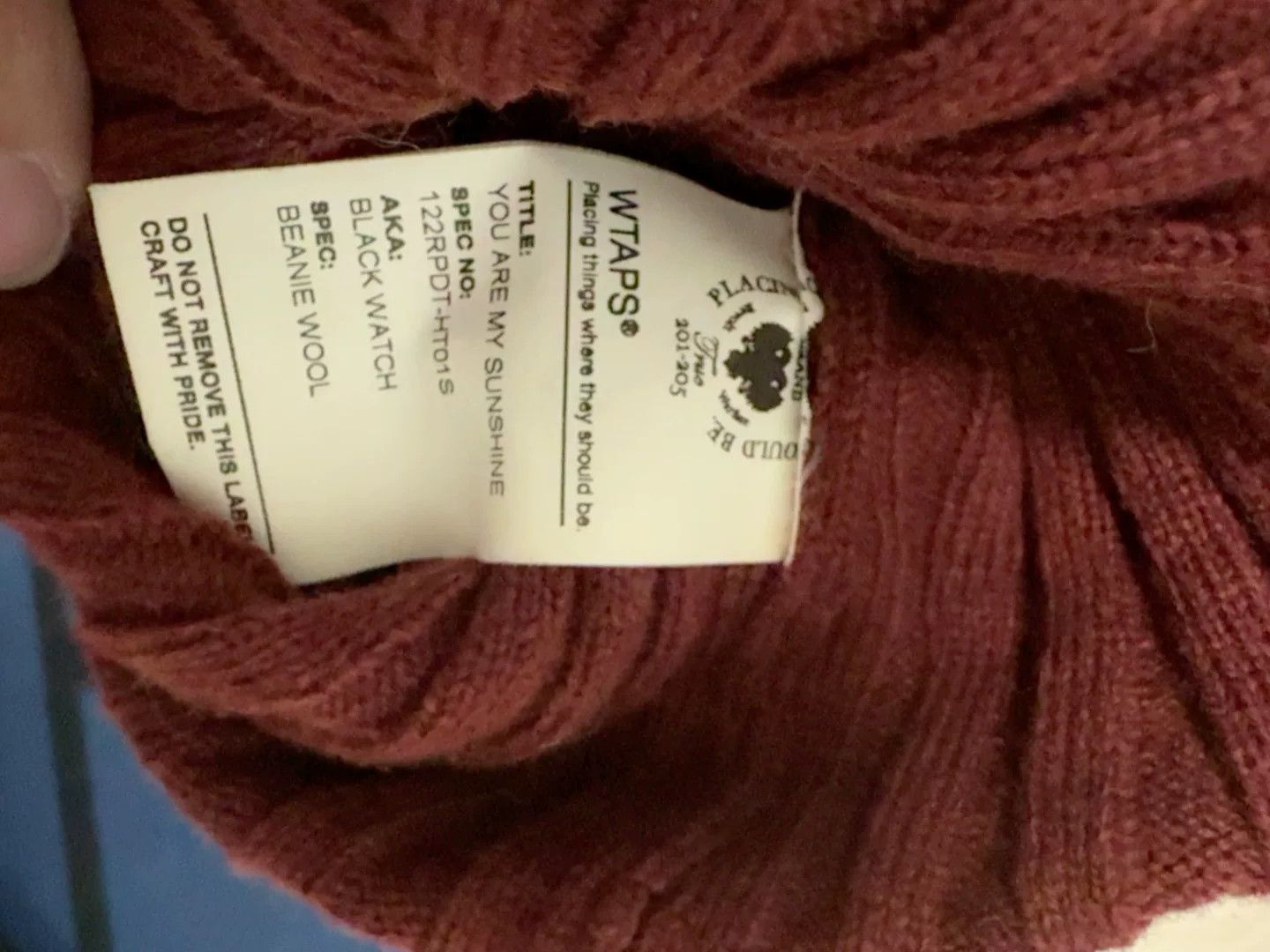 Wtaps WTAPS Brick Red Wool Beanie Size ONE SIZE - 2 Thumbnail
